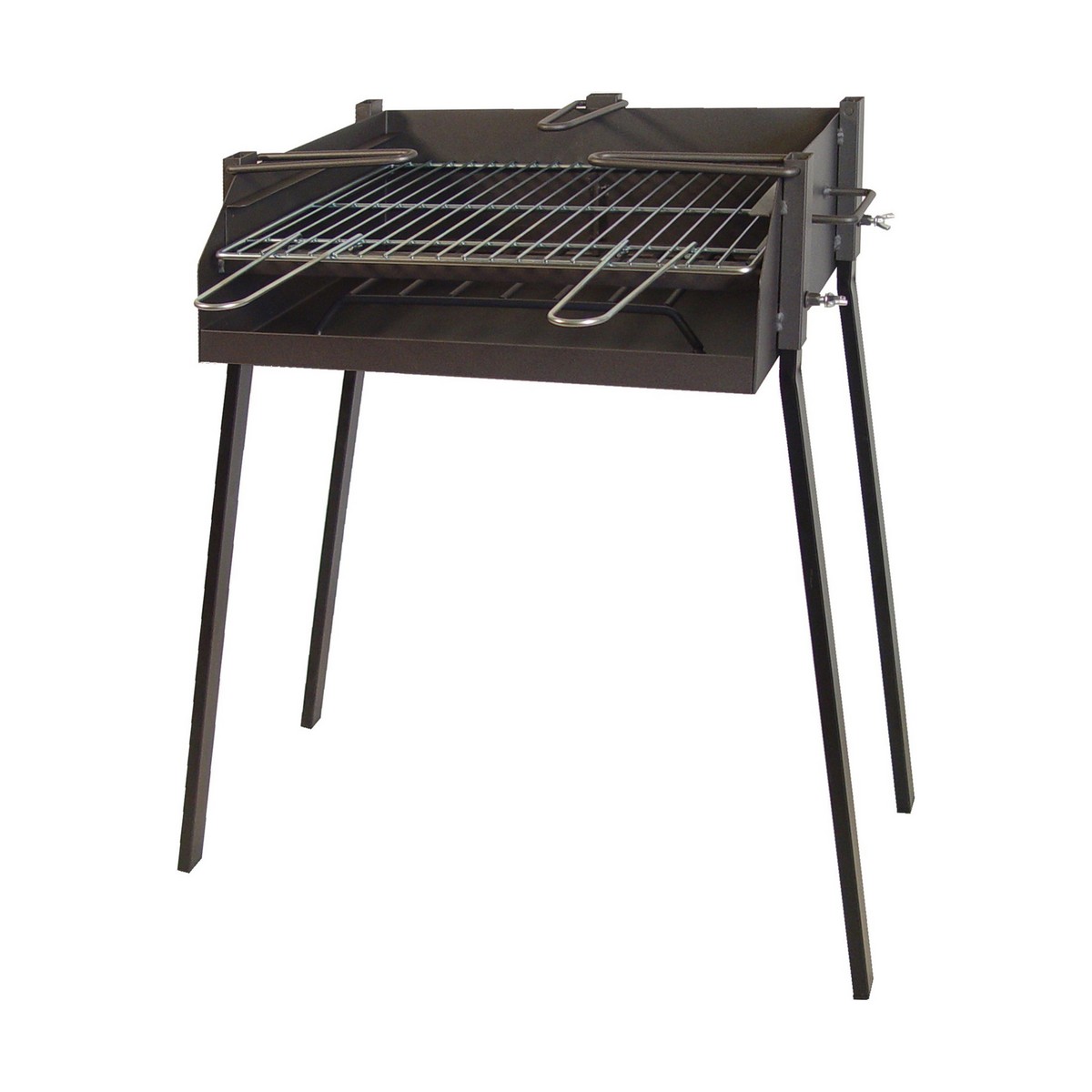 Barbecue A Carbone Con Gambe Imex El Zorro Nero Metallo 50 X 40 X 75 cm