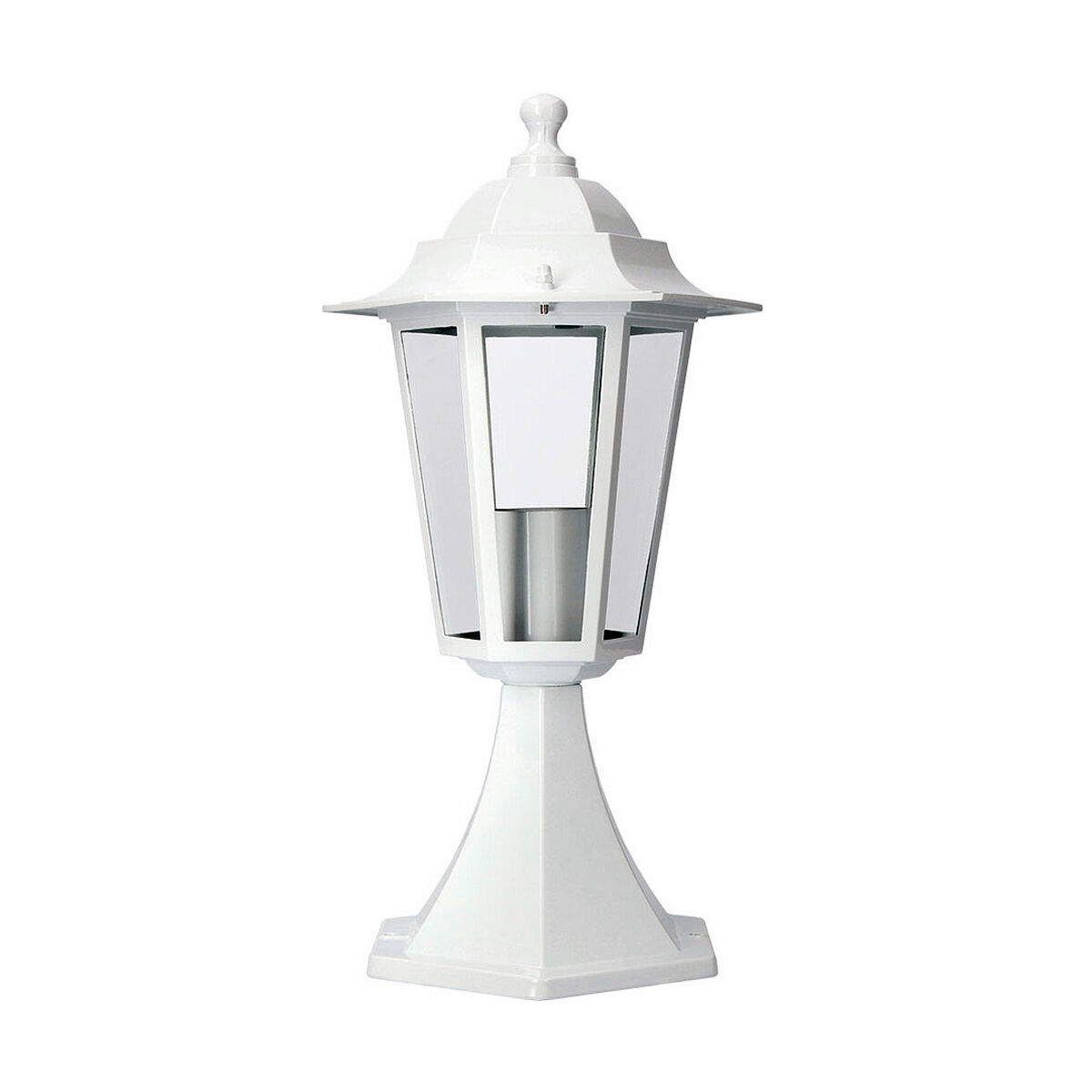 Lanterna Edm 73404 Zurich Bianco 60 W E27 16 X 40 Cm Alluminio