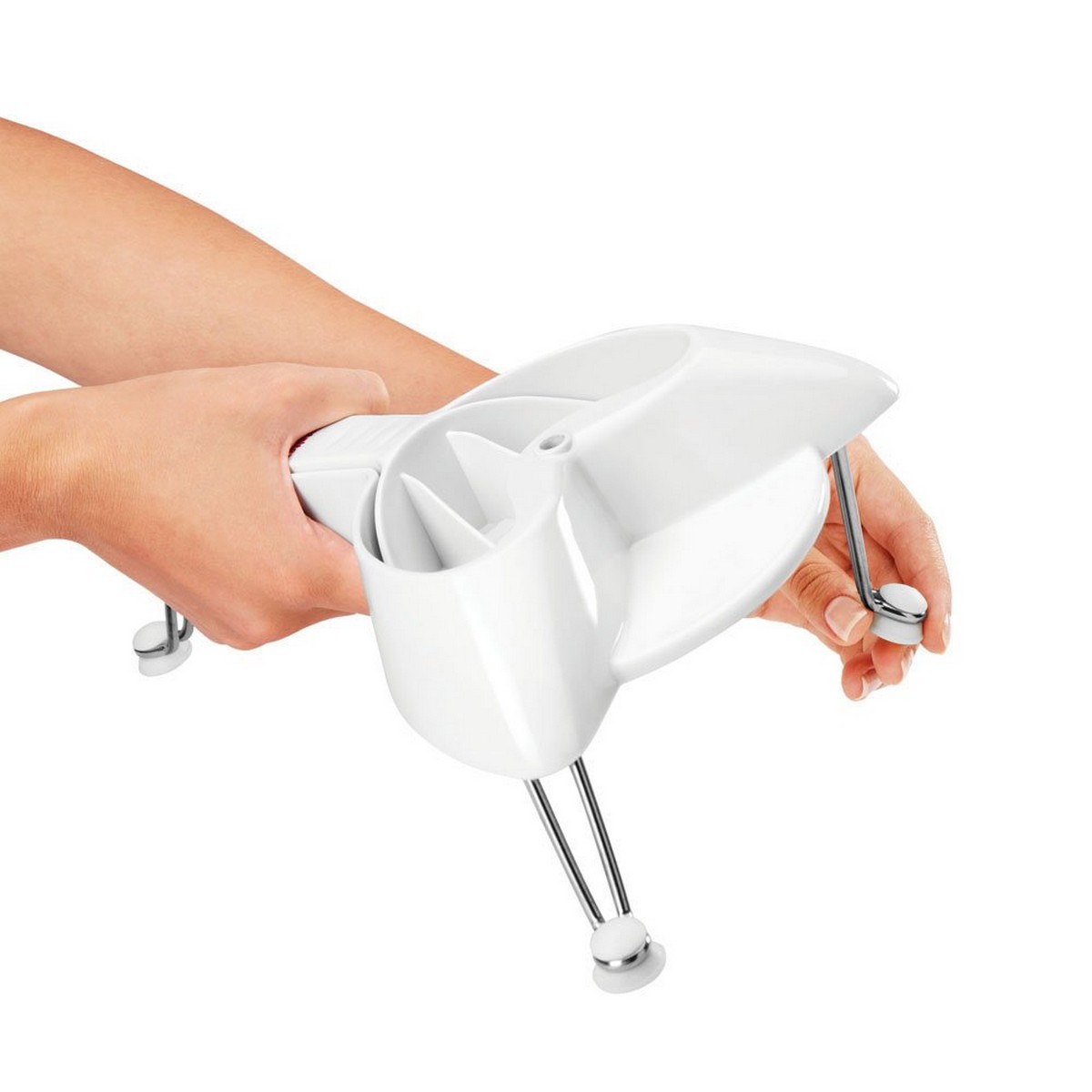 Grattugia Metaltex Gambe Bianco Acciaio Inossidabile (ø 24 Cm) - Image 6