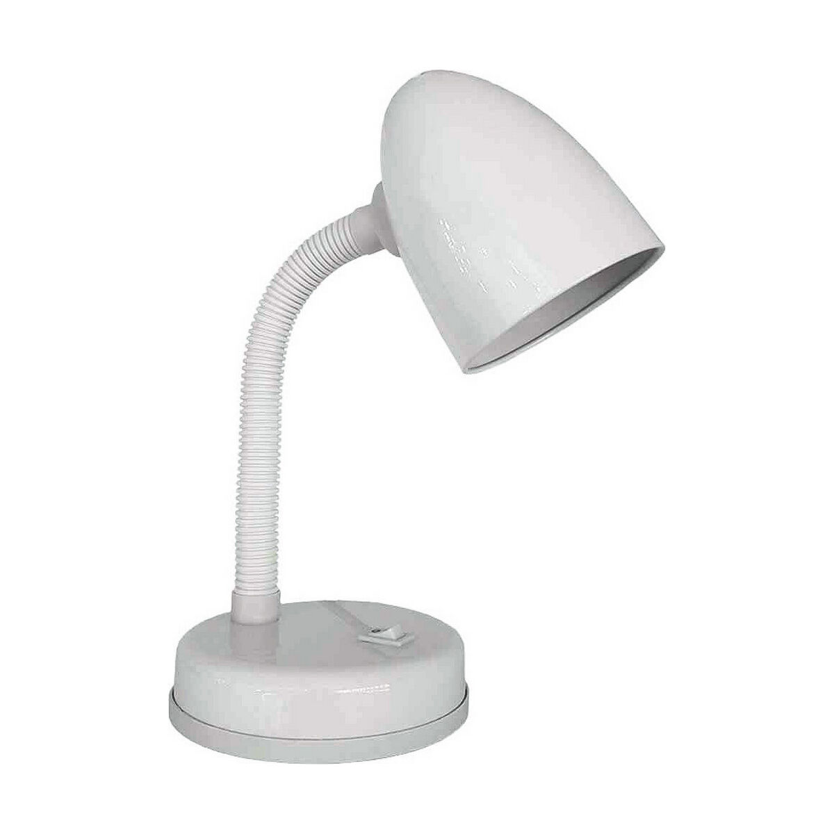 Lampada Da Scrivania Edm 30257 Amsterdam Bianco Metallo 60 W 13 X 34 Cm E27 Flexo/lampada Da Scrivania (1 Unità)