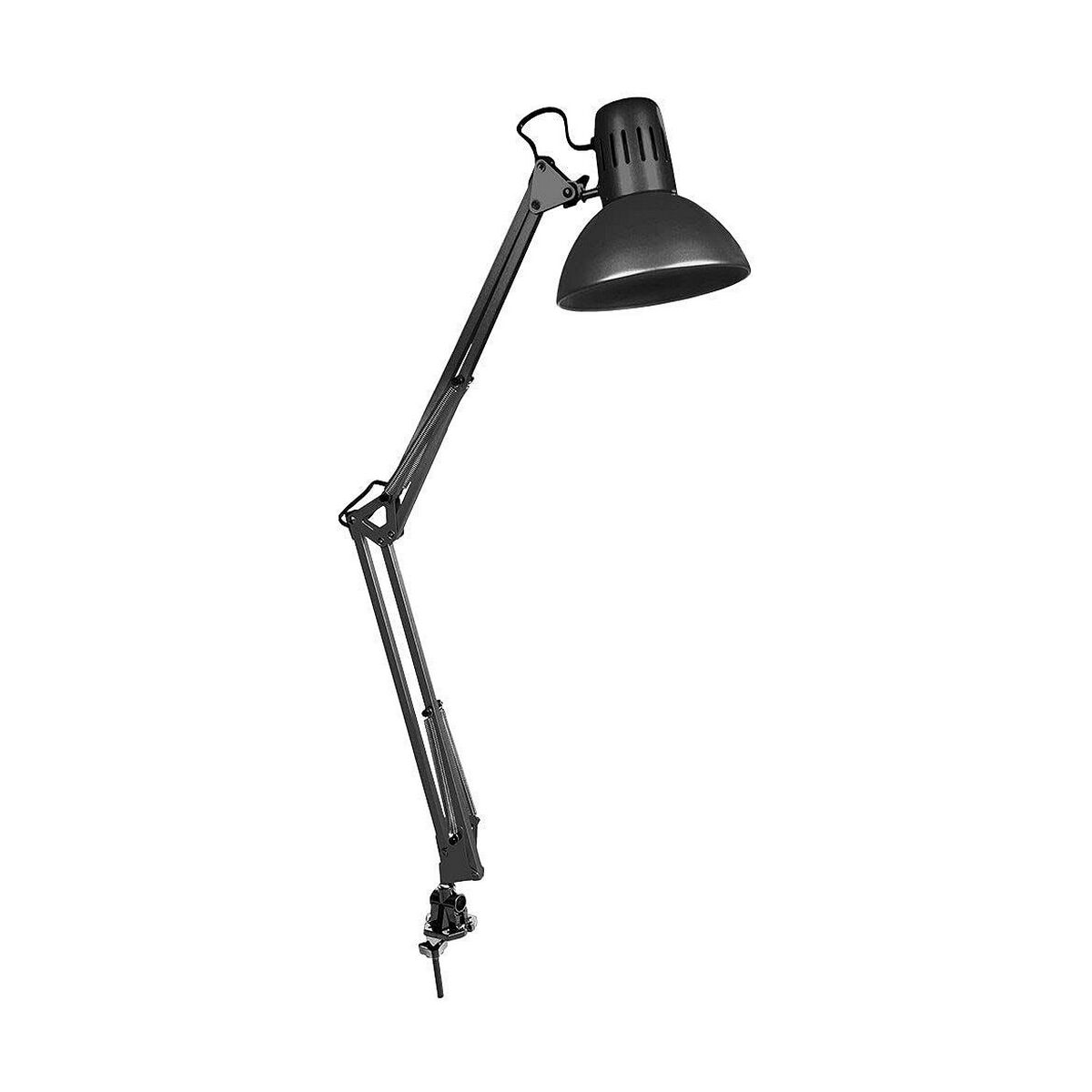 Lampada Da Scrivania Edm 30081 Melbourne Nero Metallo 60 W 24 X 98 Cm E27 Flexo/lampada Da Scrivania