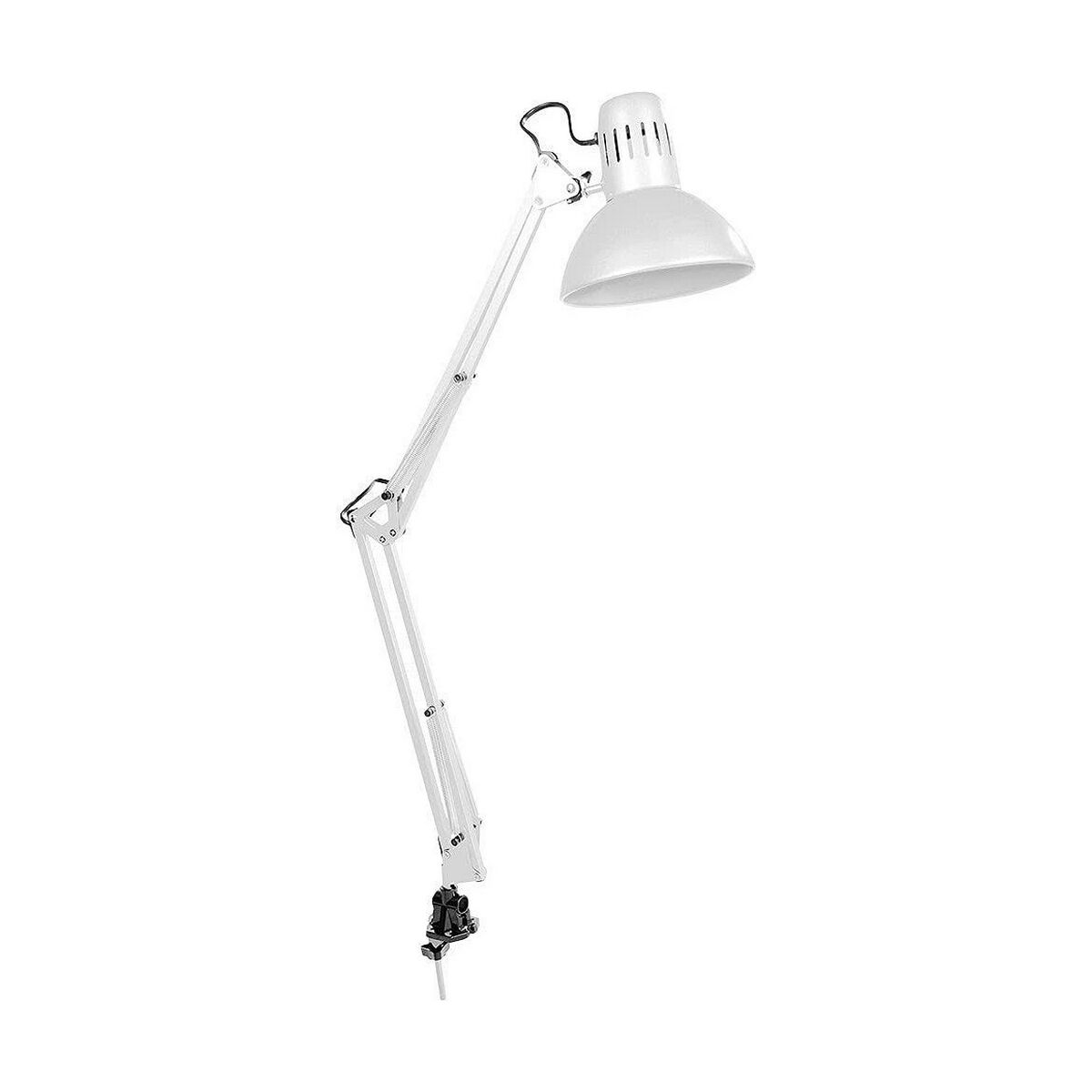 Lampada Da Scrivania Edm 30080 Melbourne Bianco Metallo 60 W 24 X 98 Cm E27 Flexo/lampada Da Scrivania