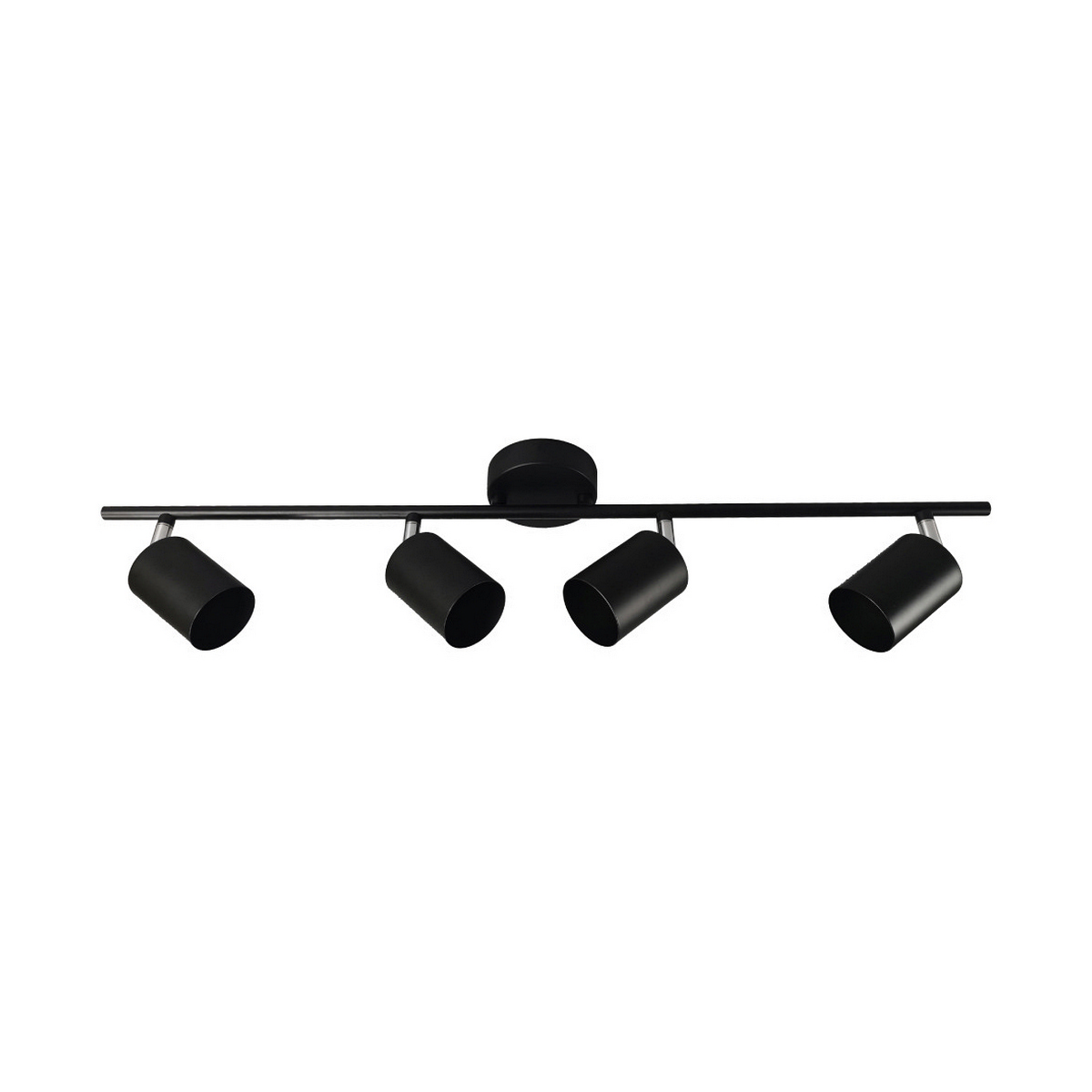 Lampadario Edm 32036 Nero Metallo 70 X 9 X 15,2 cm