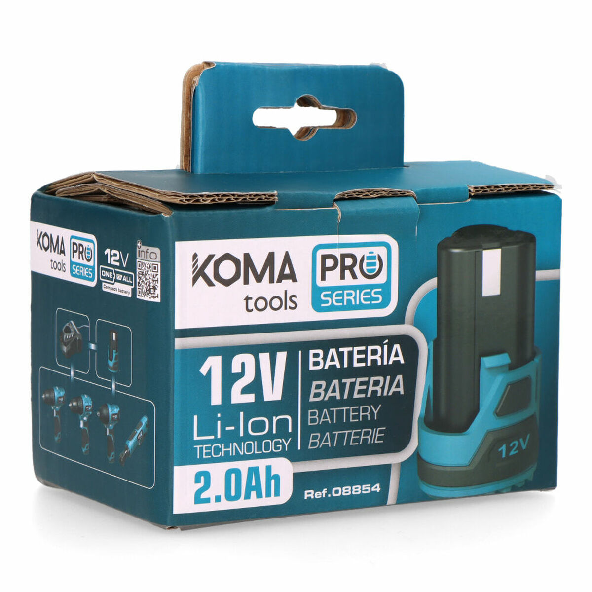 Batteria Ricaricabile Al Litio Koma Tools 12 V 2 ah - Image 6