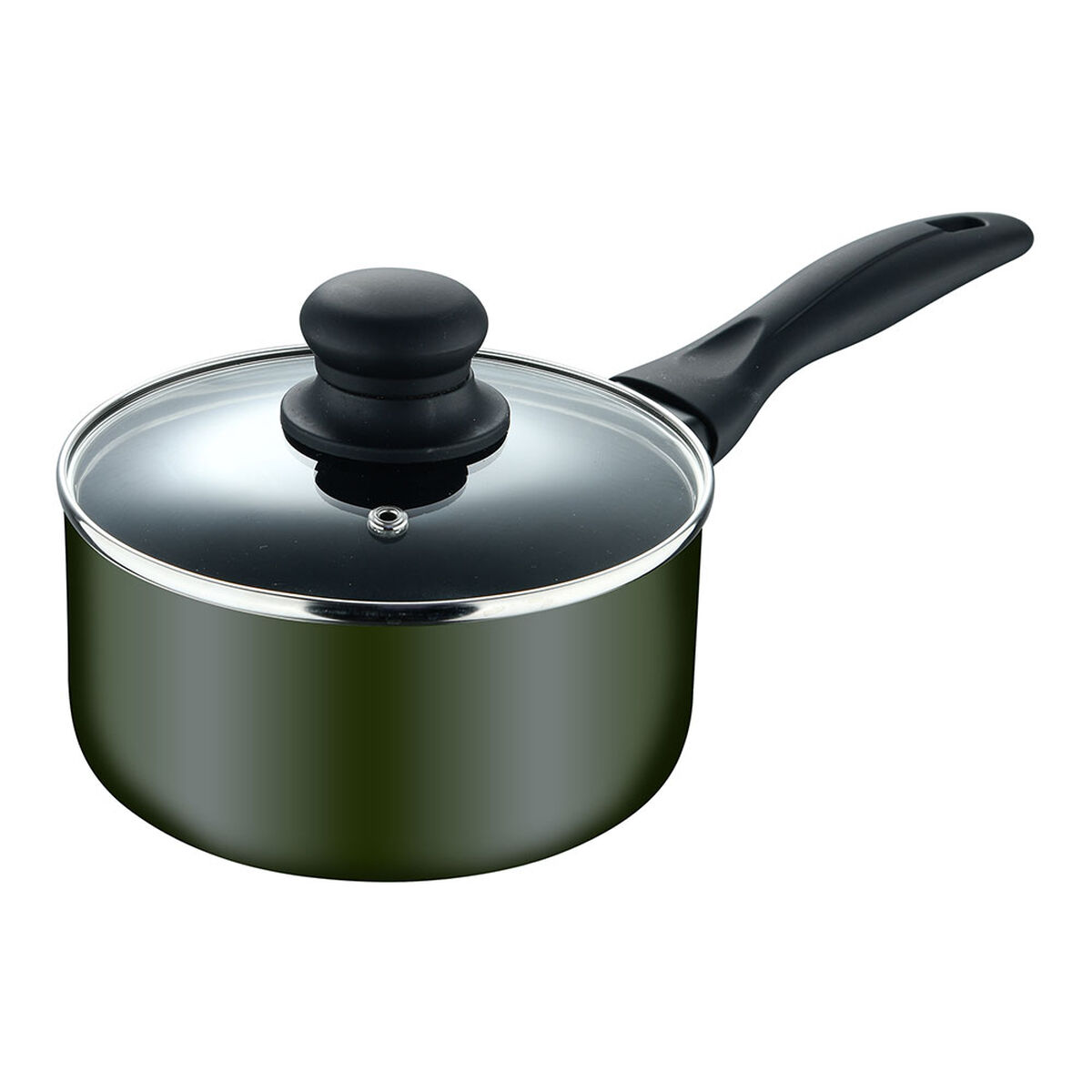 Paiolo San Ignacio Experto Nero Verde Alluminio Cristallo Ø 16 cm