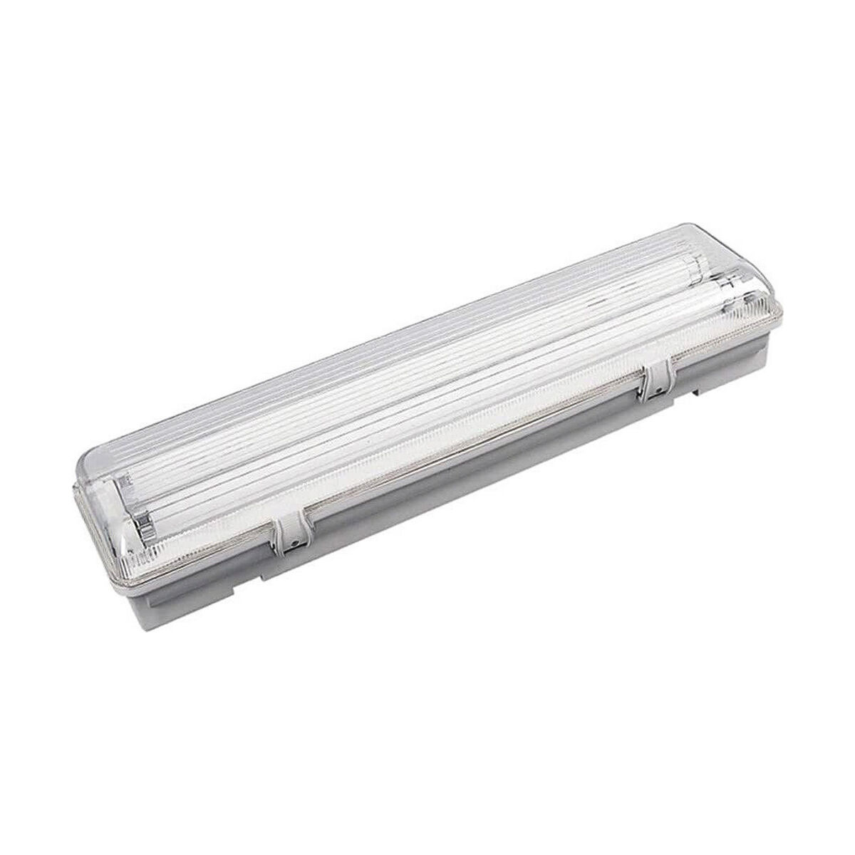 Plafoniera Stagna Led Edm Grigio 2x 18 W