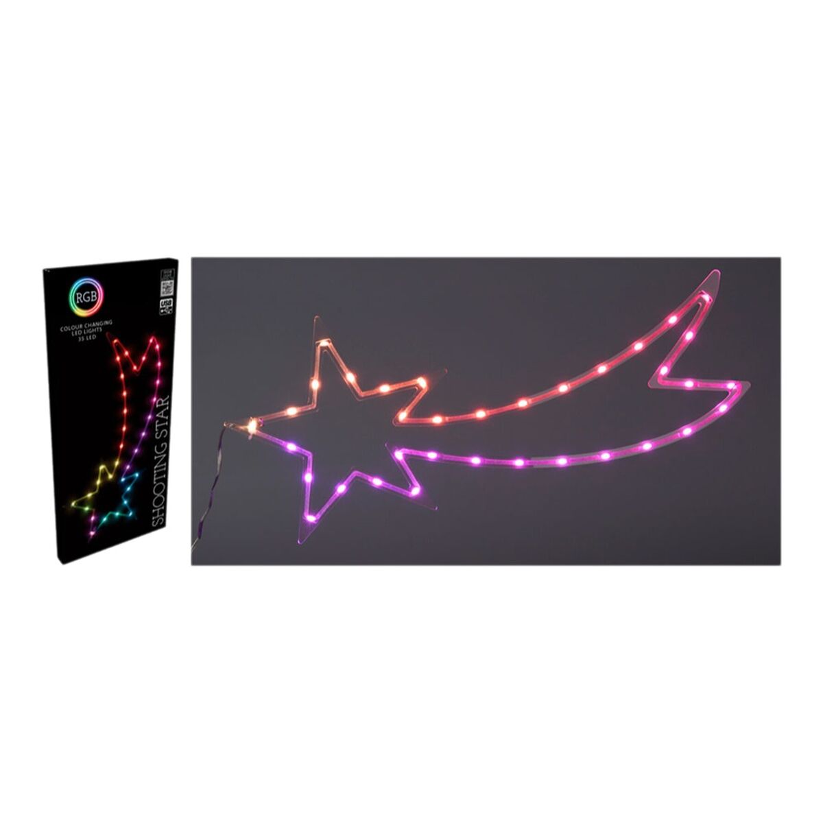 Stella Di Natale Basic & Co Rgb 25 X 0,6 X 60 cm