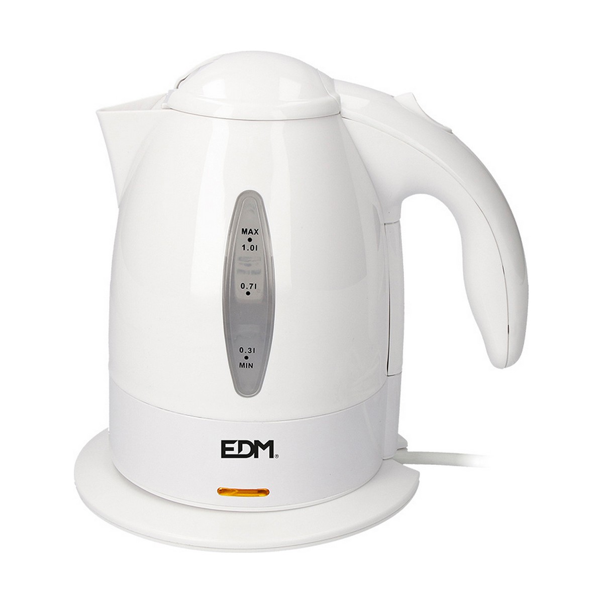 Bollitore Edm 07655 Bianco Polipropilene 2200 W 1 L