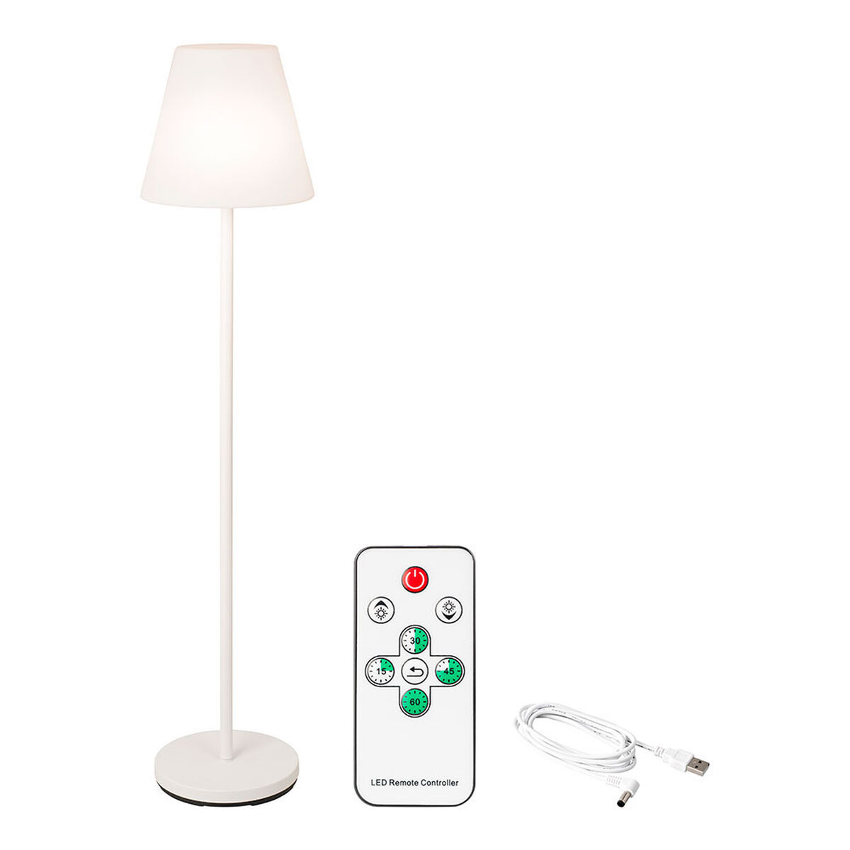 Lampada Da Terra Lumineo 894460 150 Cm Ricaricabile