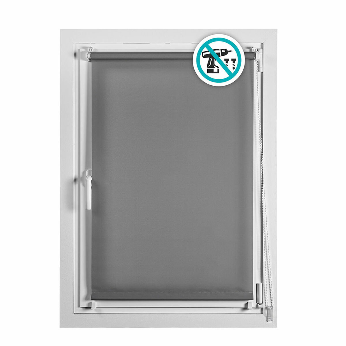 Store A Rullo Stor Planet Clip&fix Grigio 150 X 180 cm