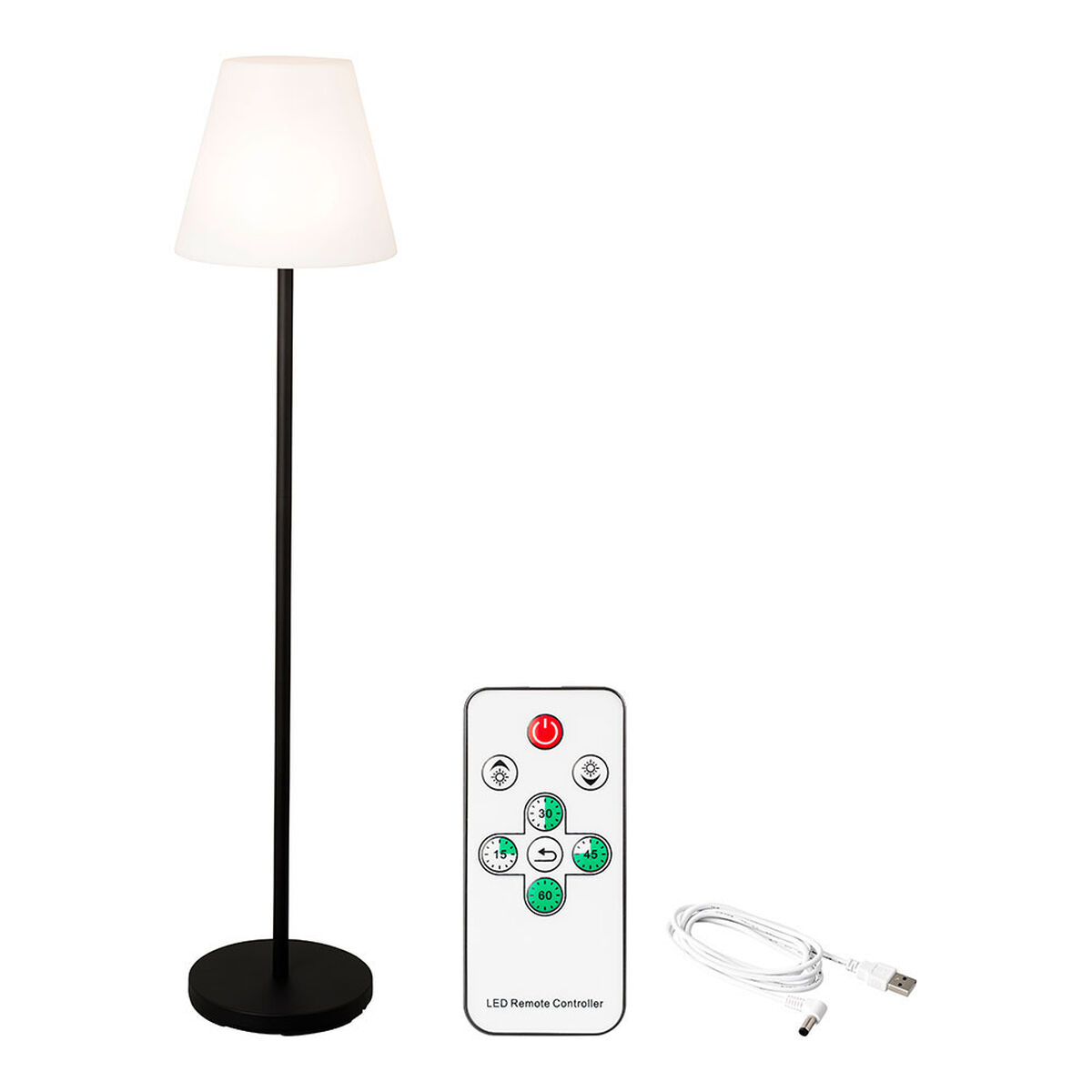Lampada Da Terra Lumineo 894459 150 Cm Ricaricabile