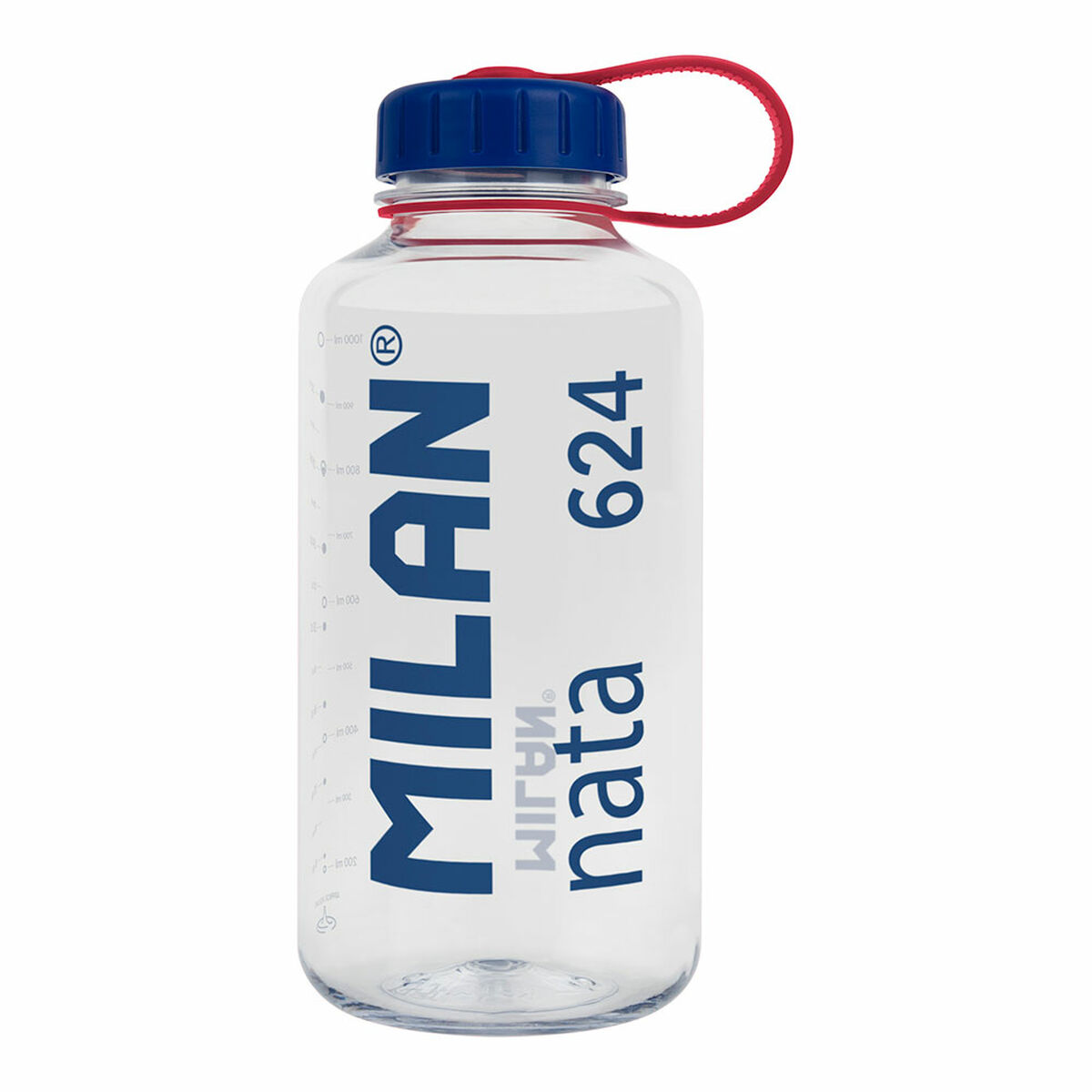 Bottiglia D'acqua Milan 1 L Trasparente Plastica