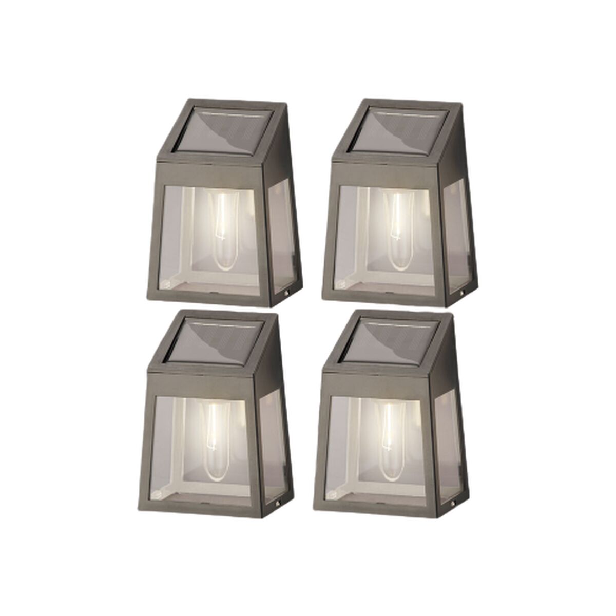 Applique Da Parete Lumineo 898174 5 Lm Solare Luce Led (4 Unità)