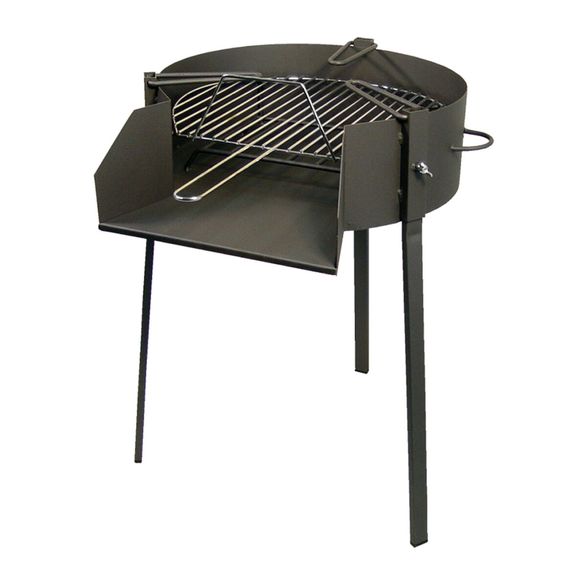 Barbecue A Carbone Con Gambe Imex El Zorro Grill Rotonda Nero (ø 60 X 75 Cm)
