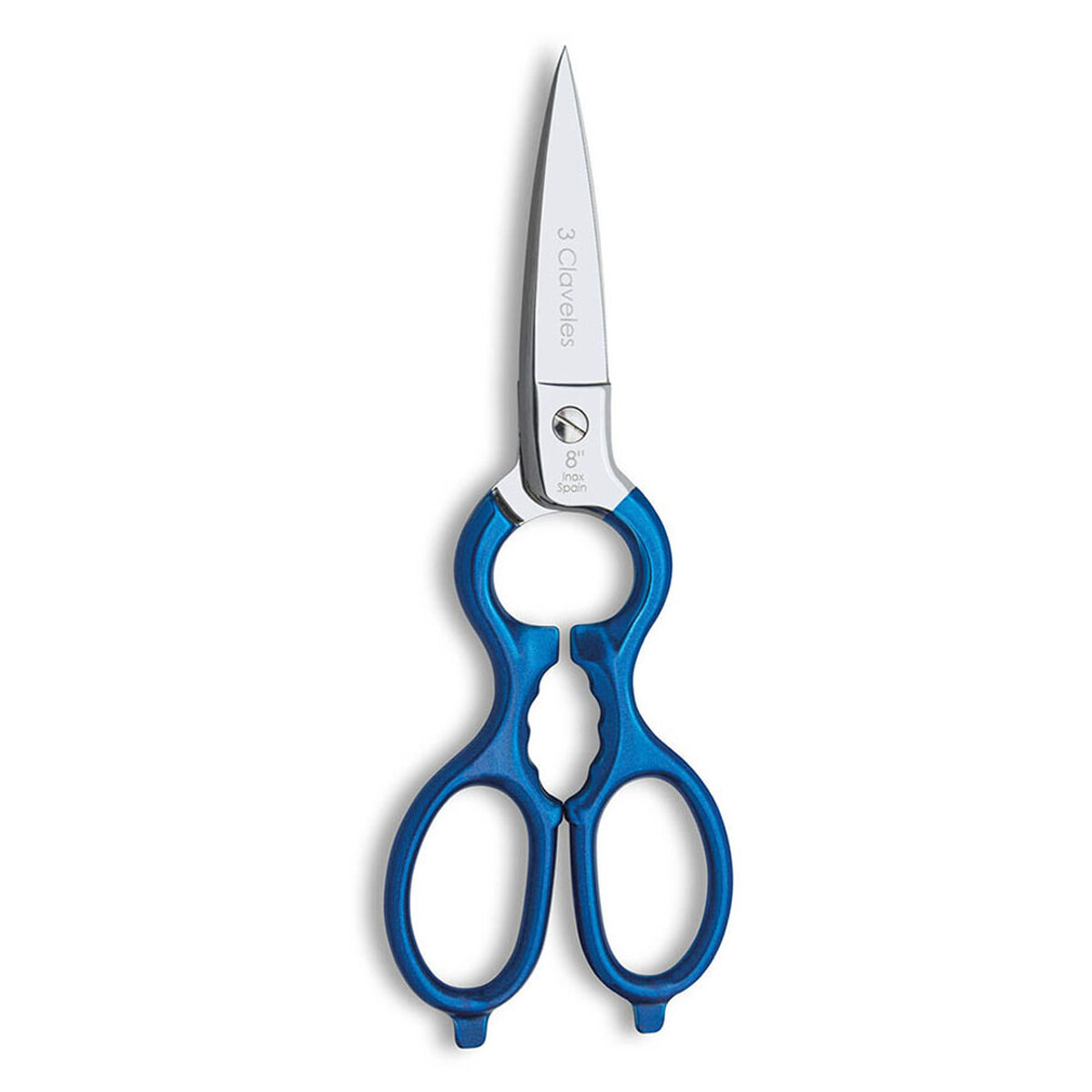 Forbici Da Cucina 3 Claveles 8" Acciaio Inossidabile Azzurro Multiuso