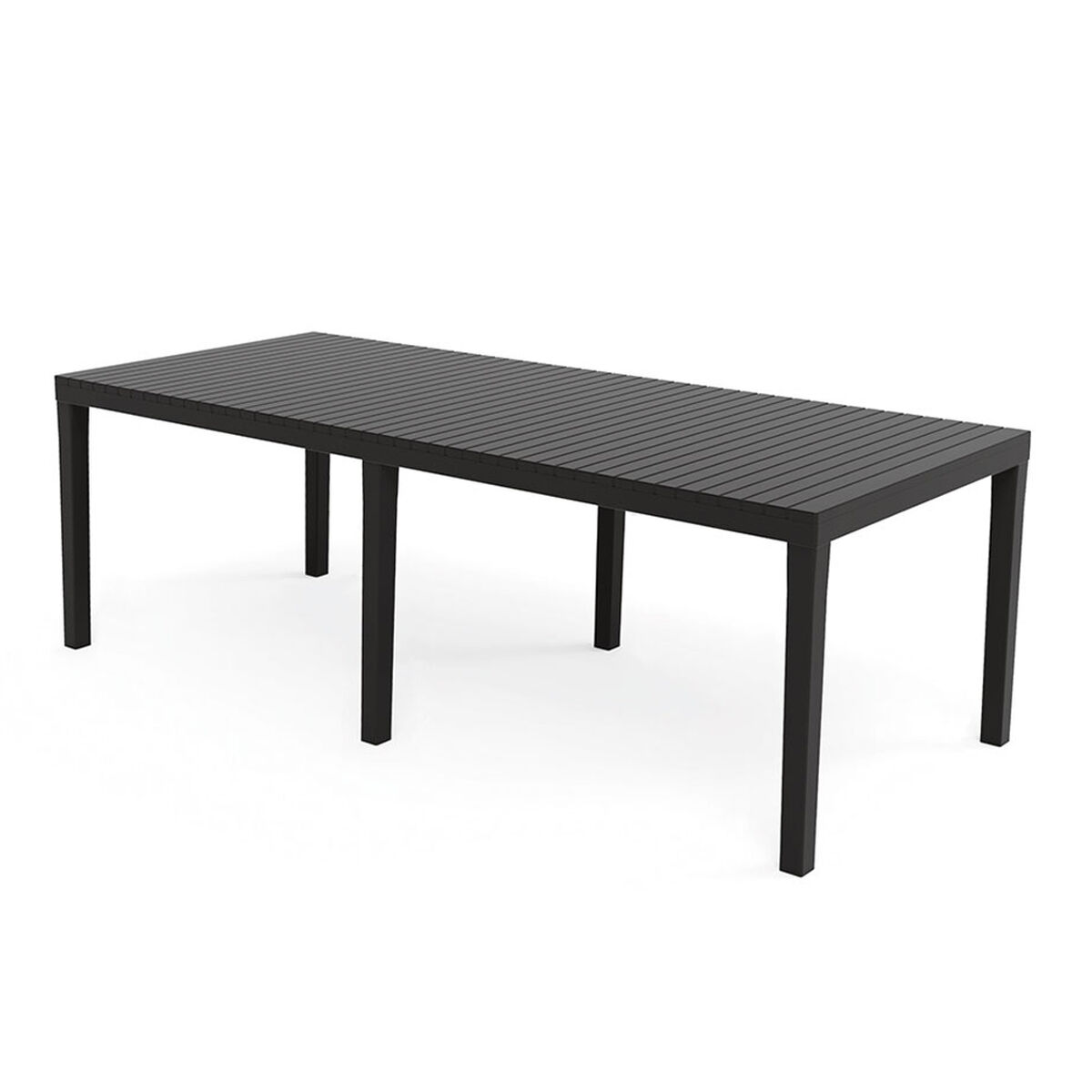Tavolo Da Pranzo Ipae Progarden Indo Ind012an Estensibile Antracite 220 X 90 X 72 cm
