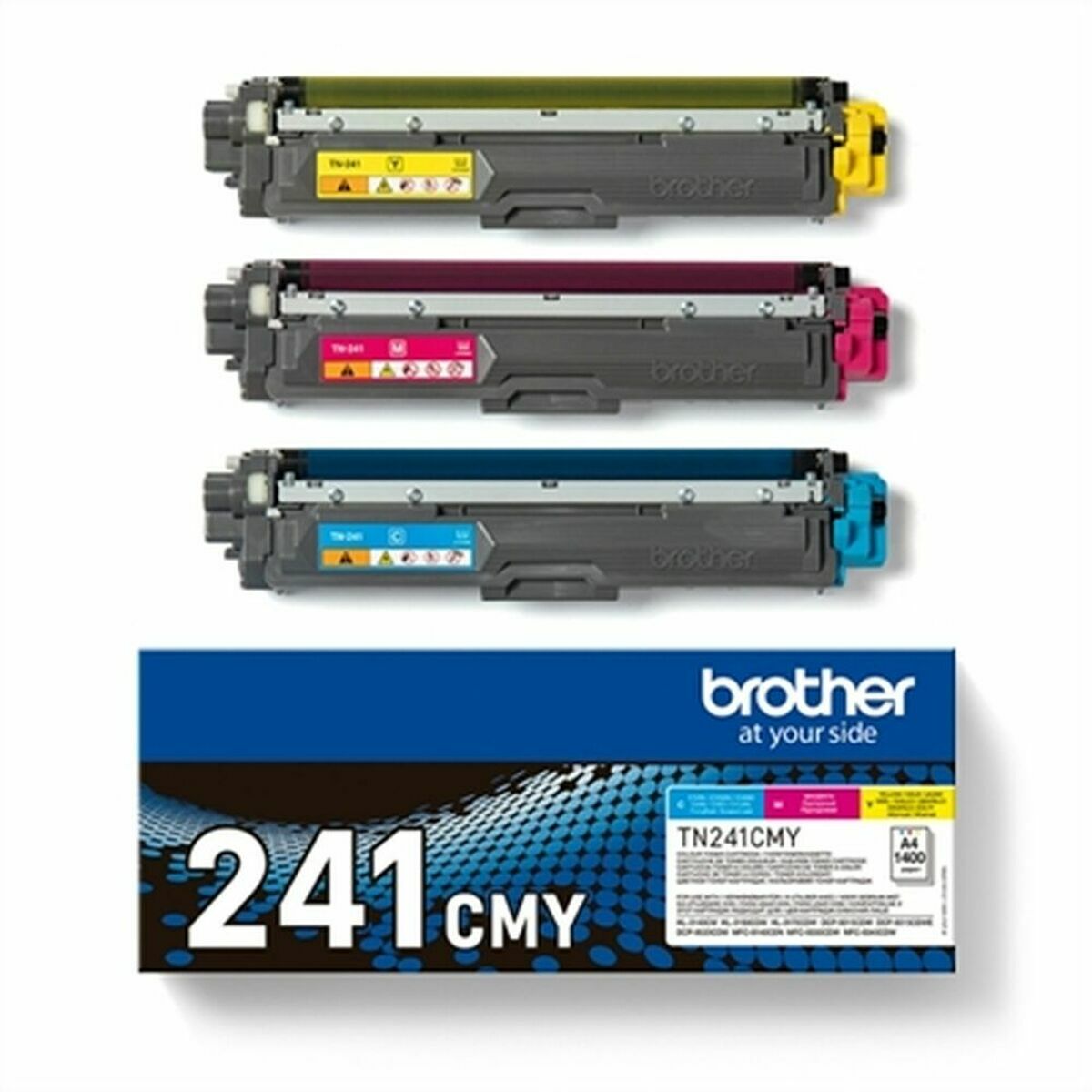 Toner Originale Brother TN-241cmy Ciano/magenta/giallo