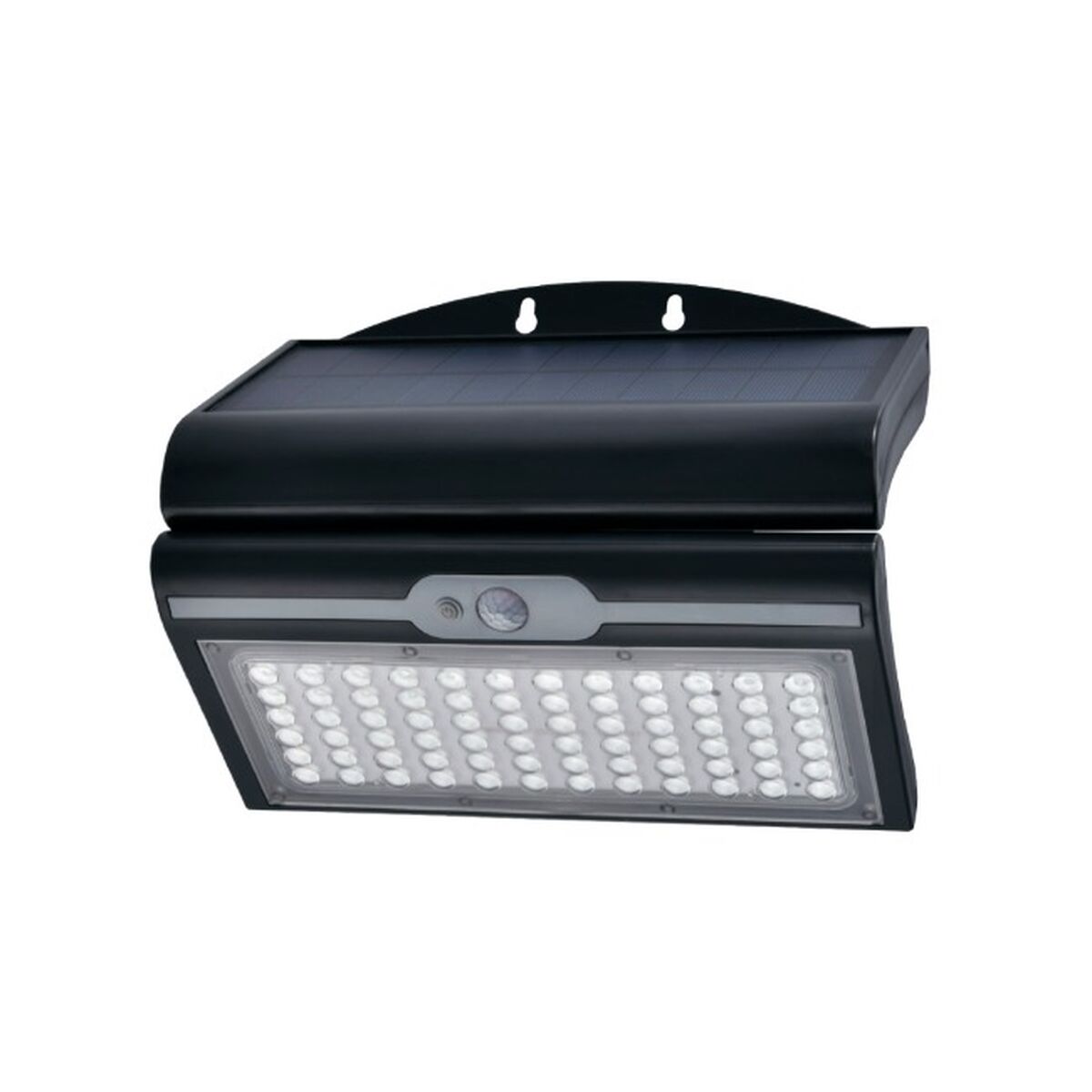 Applique Da Parete Edm 31849 Nero 6 W 430 Lm 6500 Lm Sensore Di Movimento Solare (6500 k)