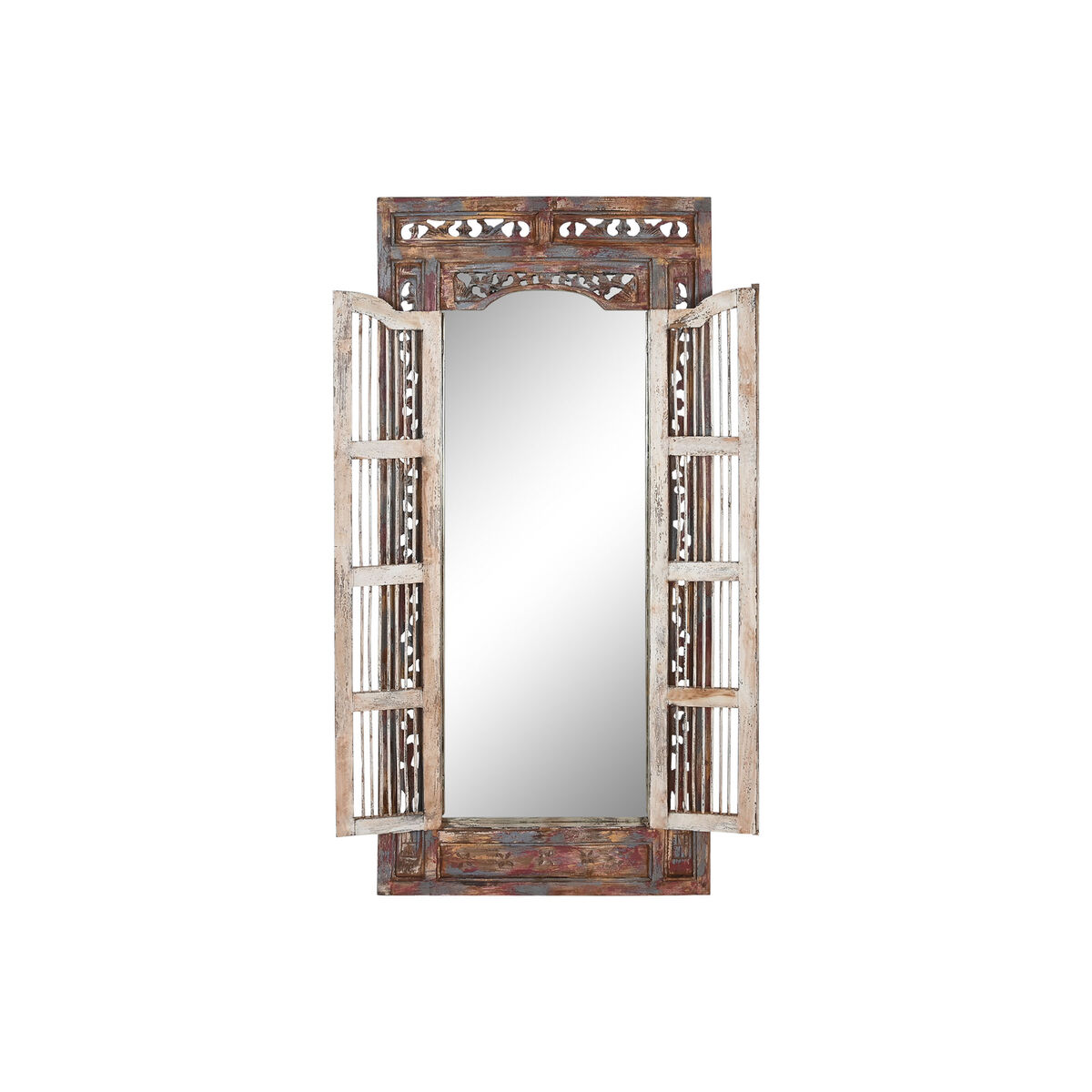 Specchio Home Esprit Azzurro Legno 90 X 4 X 180 cm