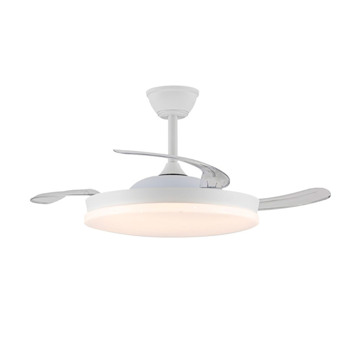 Ventilatore Da Soffitto Con Luce Cristalrecord Bianco 72 W (3000 K) (4000 k)