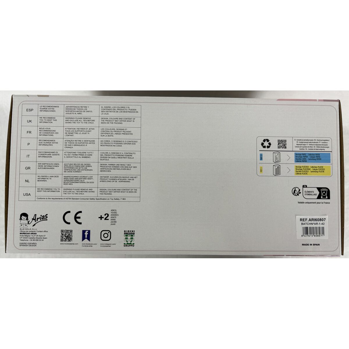 Baby Doll Arias Elegance 30 cm - Image 4