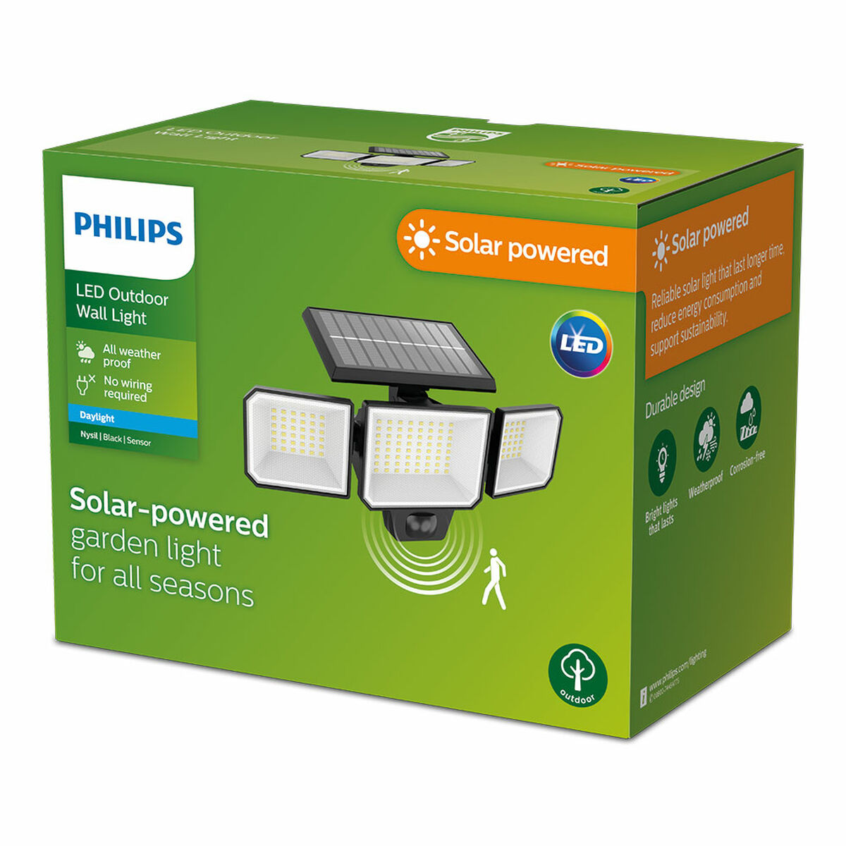 Faretto Solare Philips 8,7 W 5000 K 29 X 11,7 X 16,8 Cm Nero Solare - Image 4
