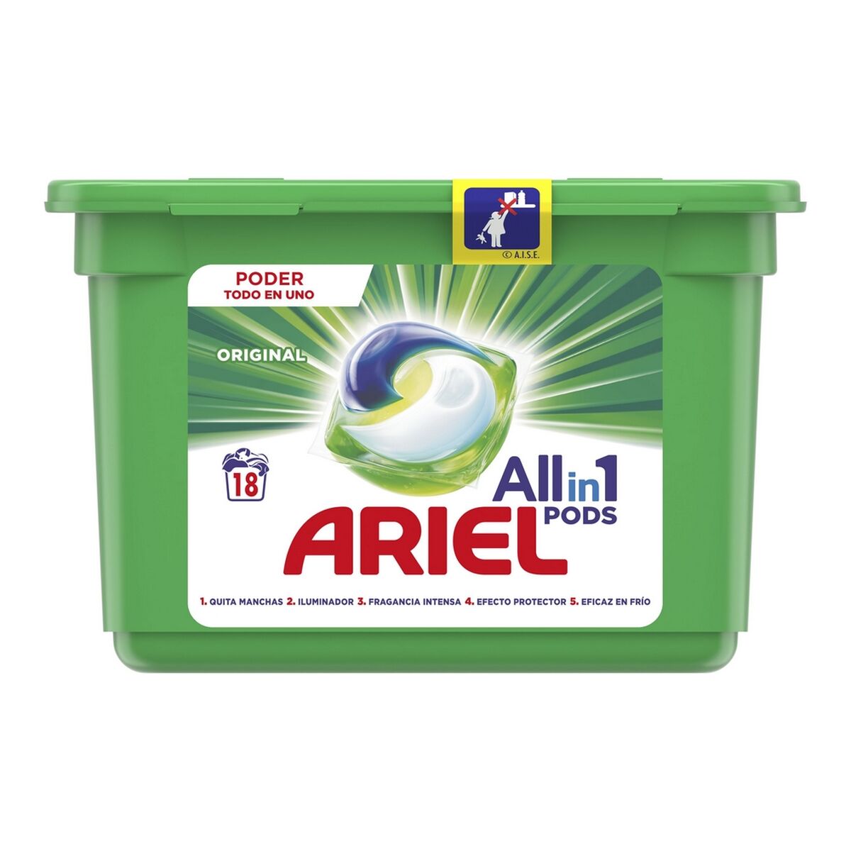 Detersivo Ariel (18 Uds)