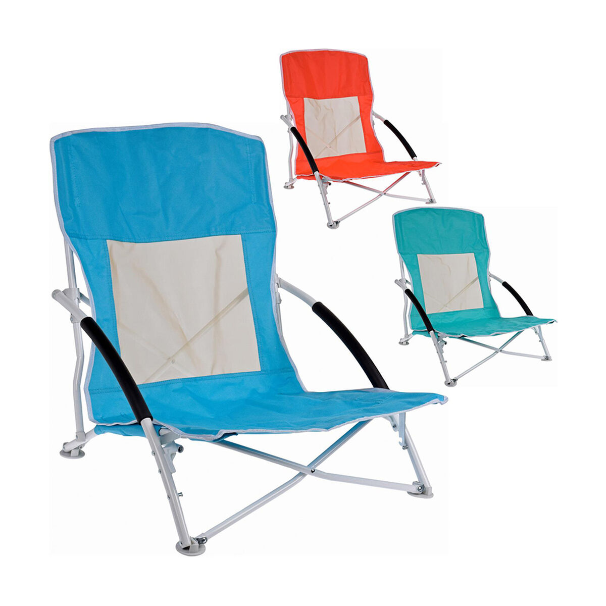 Sedia Da Spiaggia Pieghevole 60 X 55 X 64 cm
