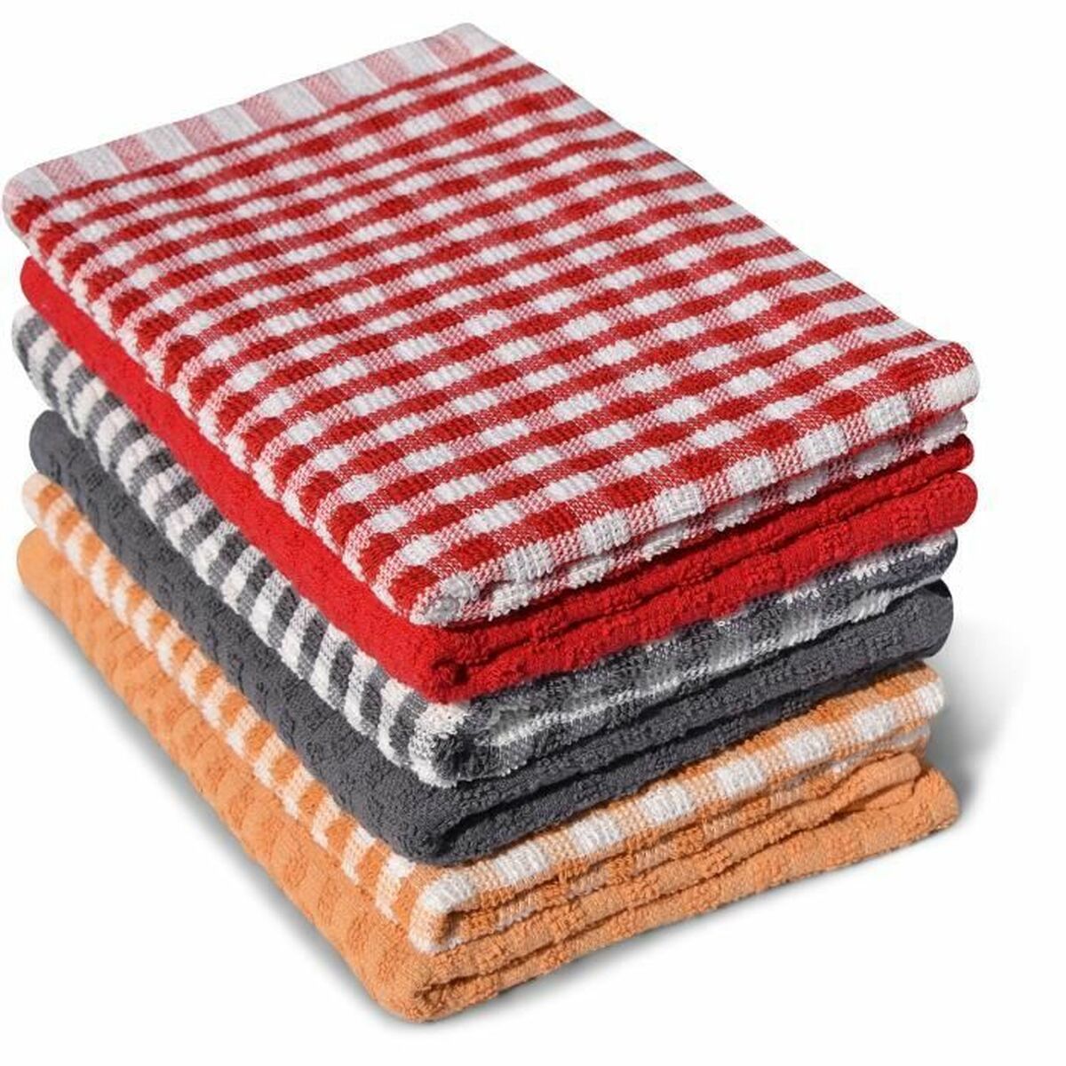 Set Di Asciugamani Da Cucina Home Linge Passion Multicolore 6 Pezzi