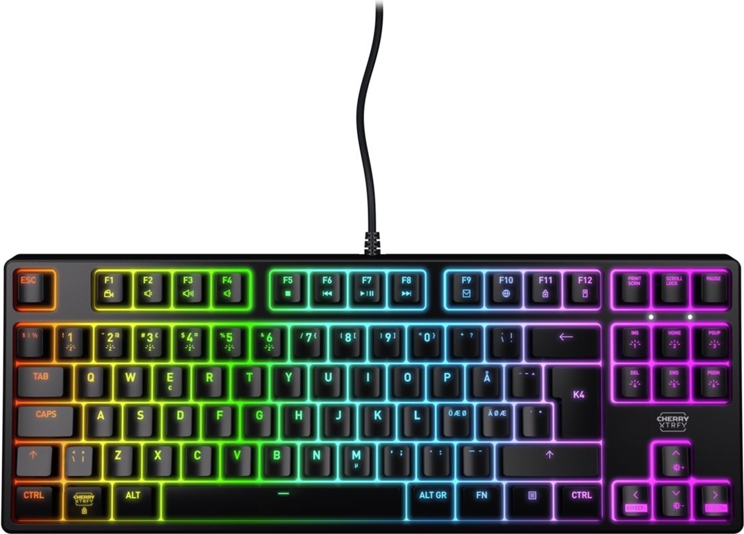 Xtrfy Cherry Xtrfy K4v2 - Tastatur - Mechanisch, Gaming, Rgb (cX-K4v2-RgB-TkL-R-Uk)