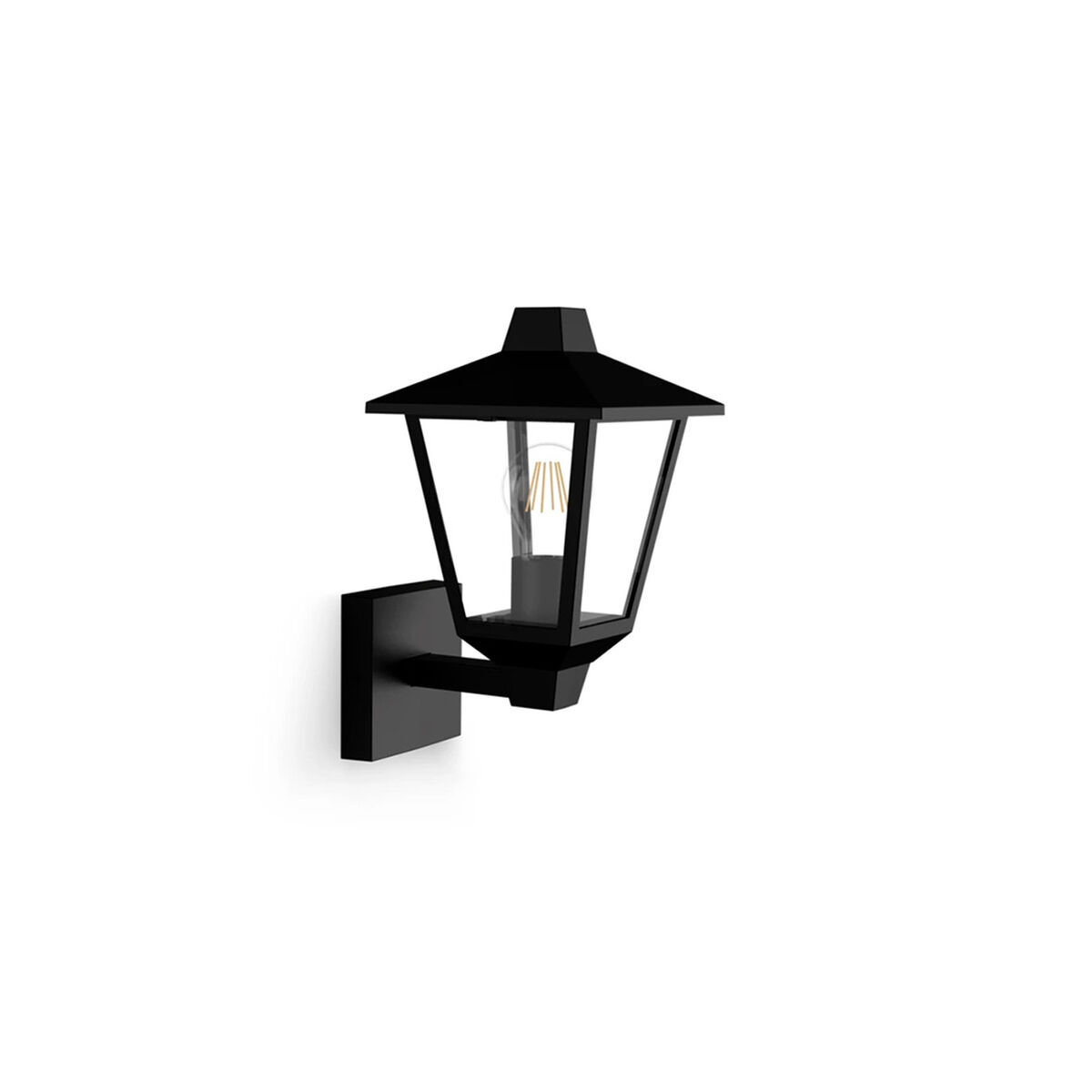 Applique Da Parete Philips Kinno Nero 25 W Alluminio E27
