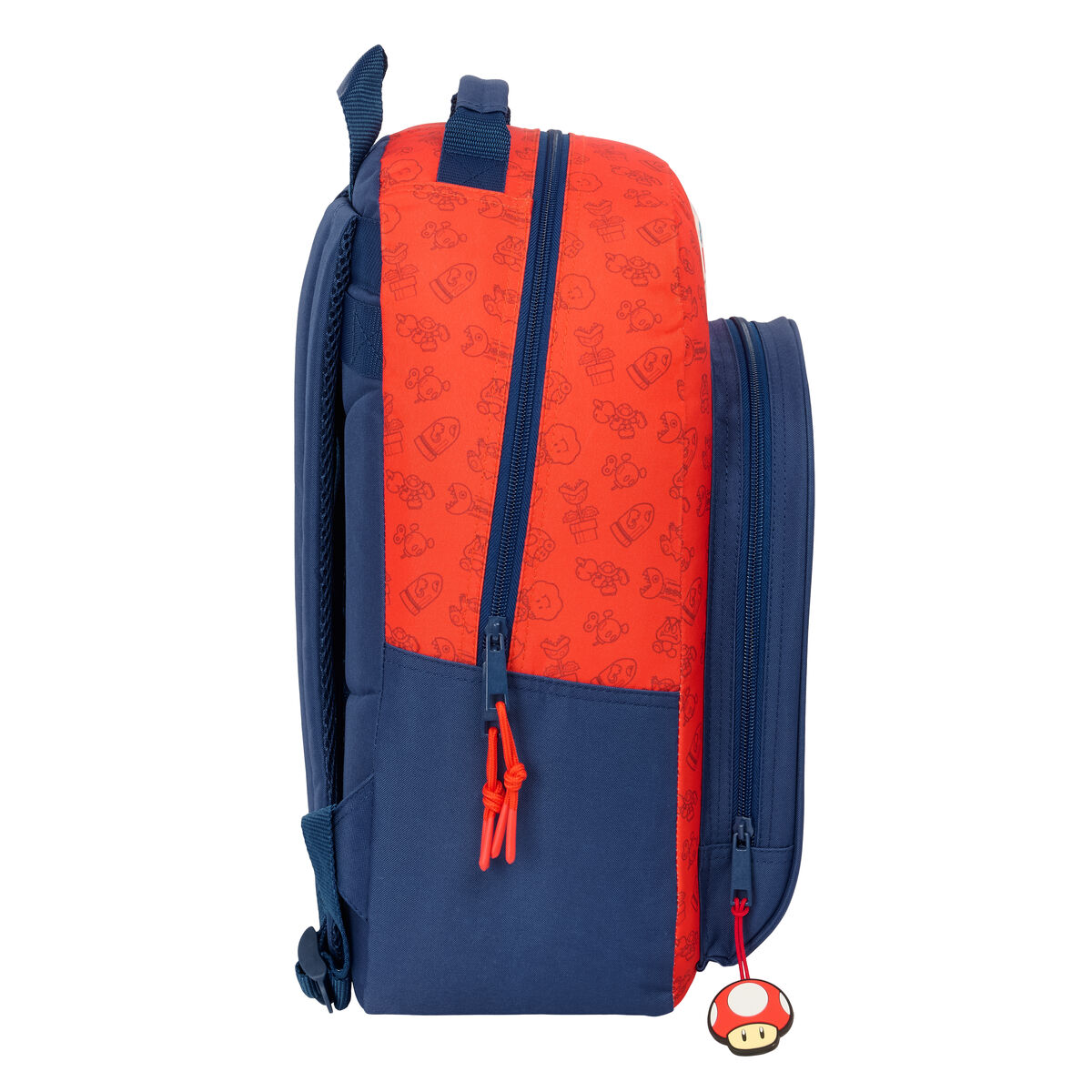 Zaino Scuola Super Mario Trick Rosso Blu Scuro 32 X 42 X 15 cm - Image 3
