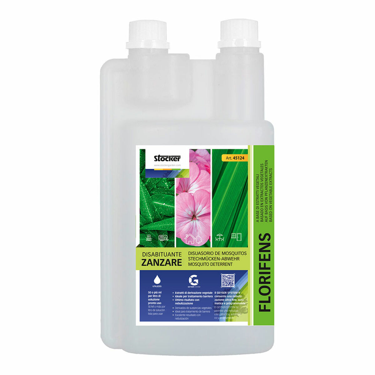 Dissuasore Per Zanzare Stocker Florifens ST-45139 1 L