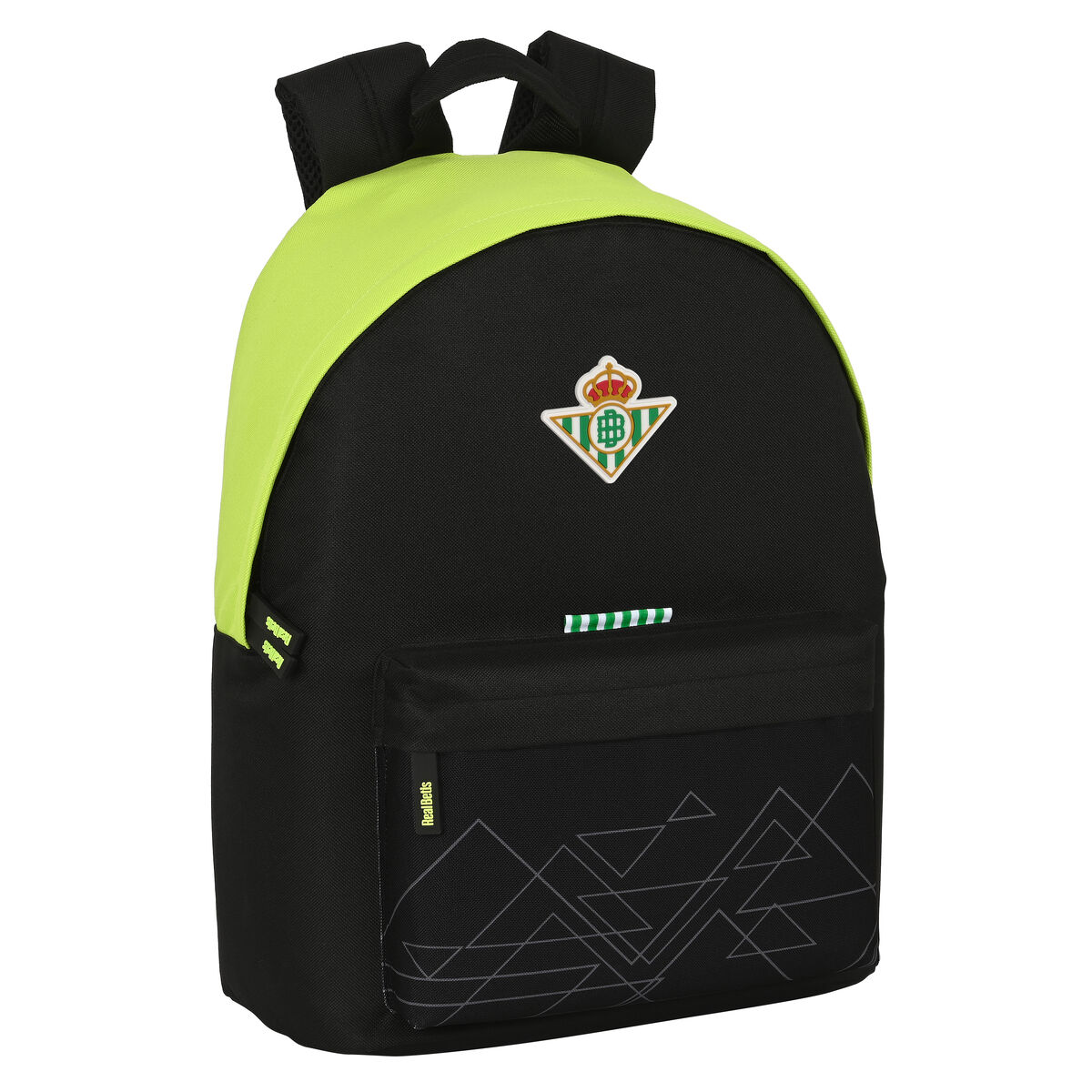 Zaino Scuola Real Betis Balompié   31 X 41 X 16 Cm Nero Lime