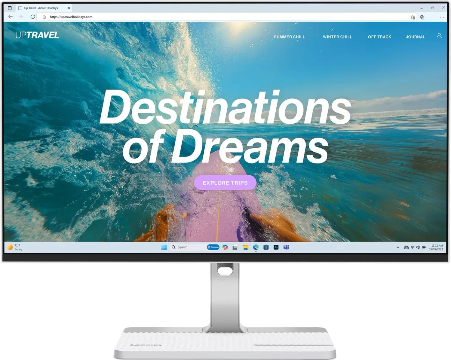 Lenovo L24D-4c 23.8" FulL-Hd Monitor Ips 250 Nits Hdmi UsB-C Dp (67dcuac6eu)
