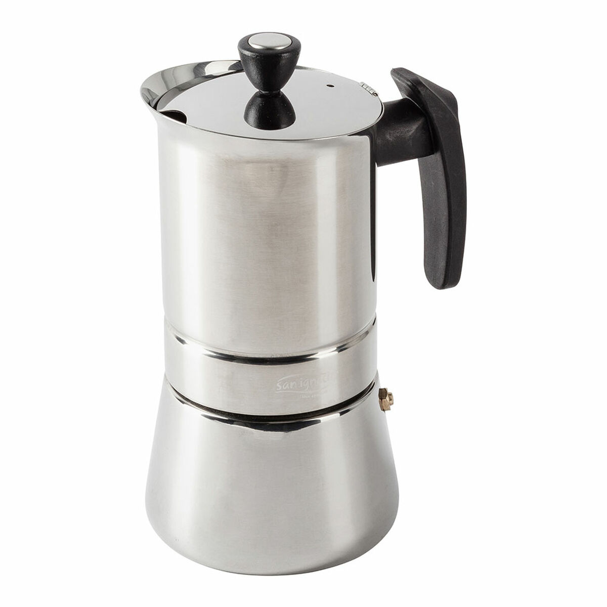 Caffettiera Italiana San Ignacio Moods SG-3593 Acciaio Inossidabile 4 Tazze