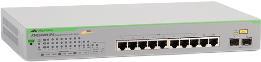 Allied Telesis At Gs950/10ps V2 - Switch - Smart - 8 X 10/100/1000 (poe+) + 2 X 1000basE-X - Desktop, An Rack Montierbar, Wandmontierbar - Poe+ (75 w)