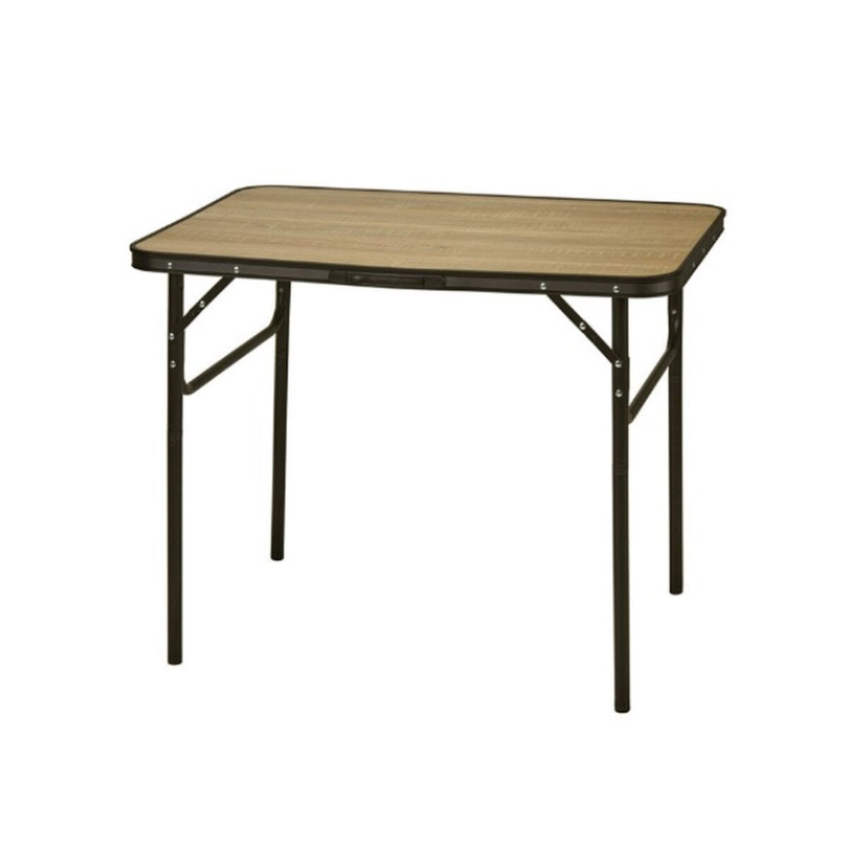 Tavolo Pieghevole Lifetime Marrone Nero 90 X 60 X 70 cm