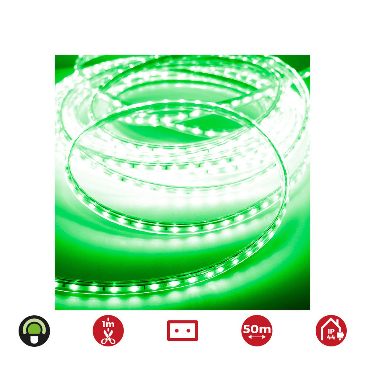 Strisce Led Edm 72703 Verde 4,2 W X 1 M 50 M 350 lm - Image 4