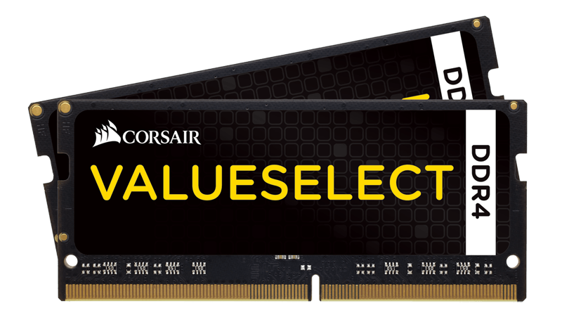 Corsair Value Select - Ddr4 - 16 Gb - So Dimm 260-Pin - 2133 Mhz / Pc4-17000 - Cl15 - 1.2 V - Ungepuffert - NichT-Ecc (cmso16gx4m1a2133c15)