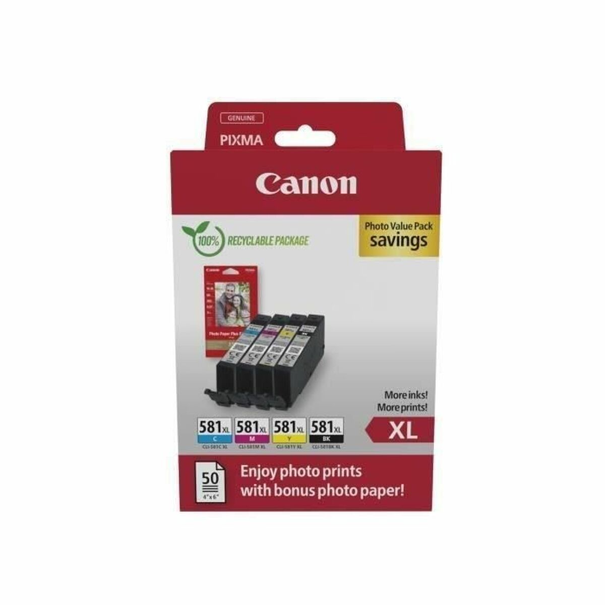 Cartuccia Ad Inchiostro Originale Canon Multicolore