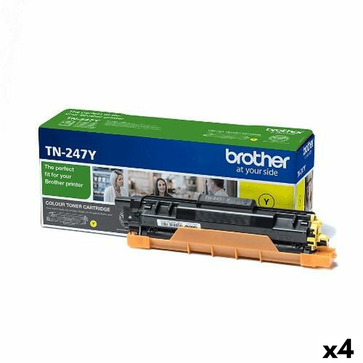 Toner Originale Brother HlL-3210cw, 3230cdw, 3270cdw / DcpL-3510cdw, 3550cdw / MfcL-3710cw, 3750cdw, 3770cdw Giallo (4 Unità)