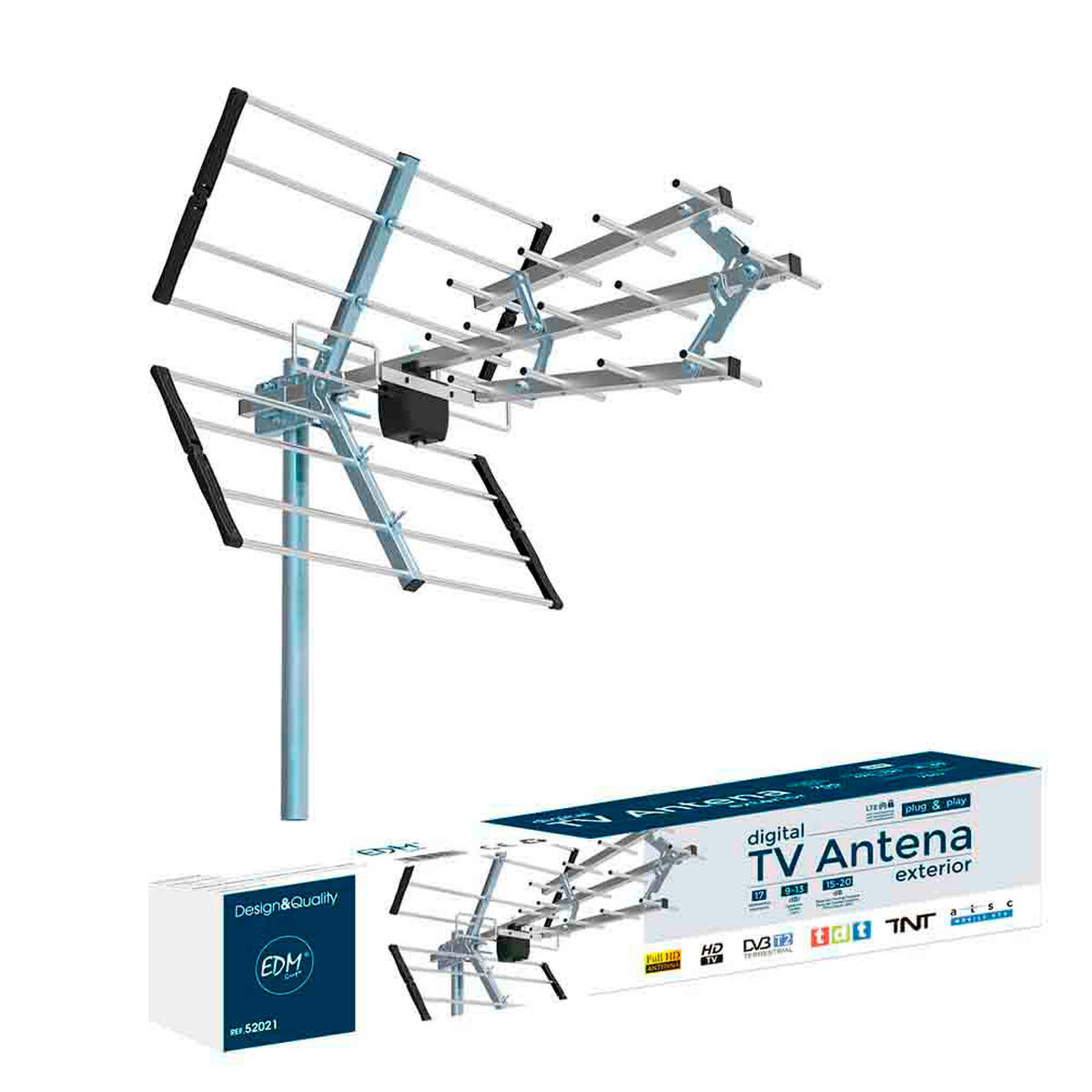 Antenna Tv Edm 52021 470-694 Mhz Uhf