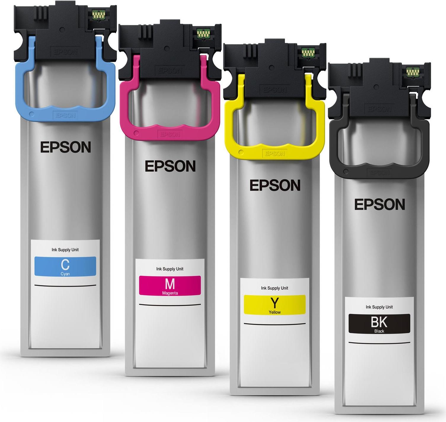 Epson Original WF-C53xx/wF-C58xx Xl - 4er Multipack (cyan, Magenta, Yellow, Schwarz) (opwF-C53xx/wF-C58xxxlset)