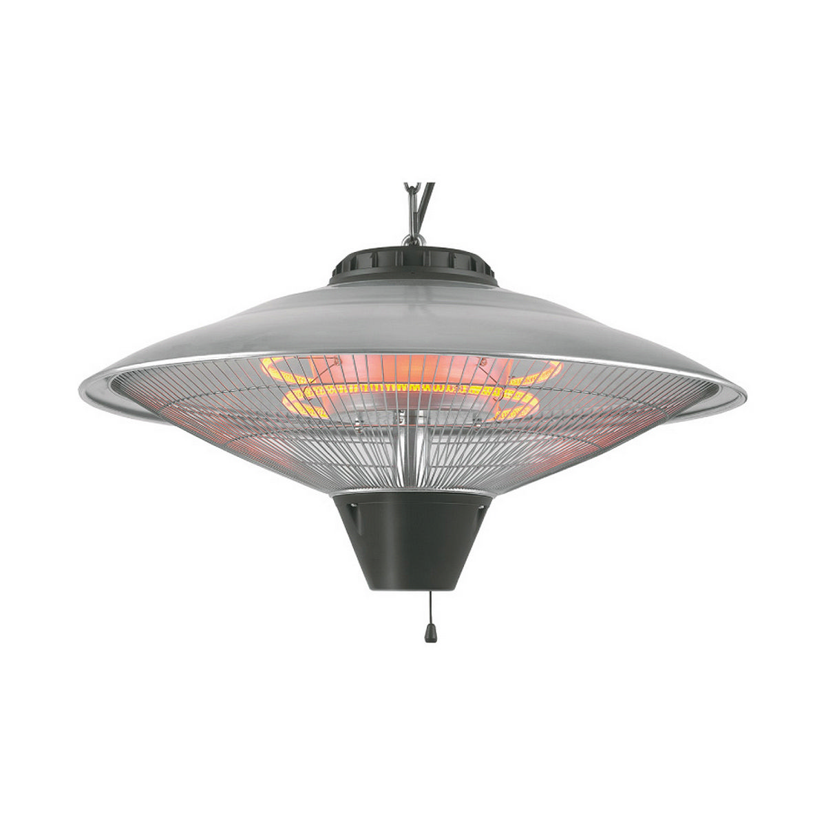 Stufetta Al Quarzo Edm 07092 07092 2100 W Ø 56,5 X 30 Cm Nero