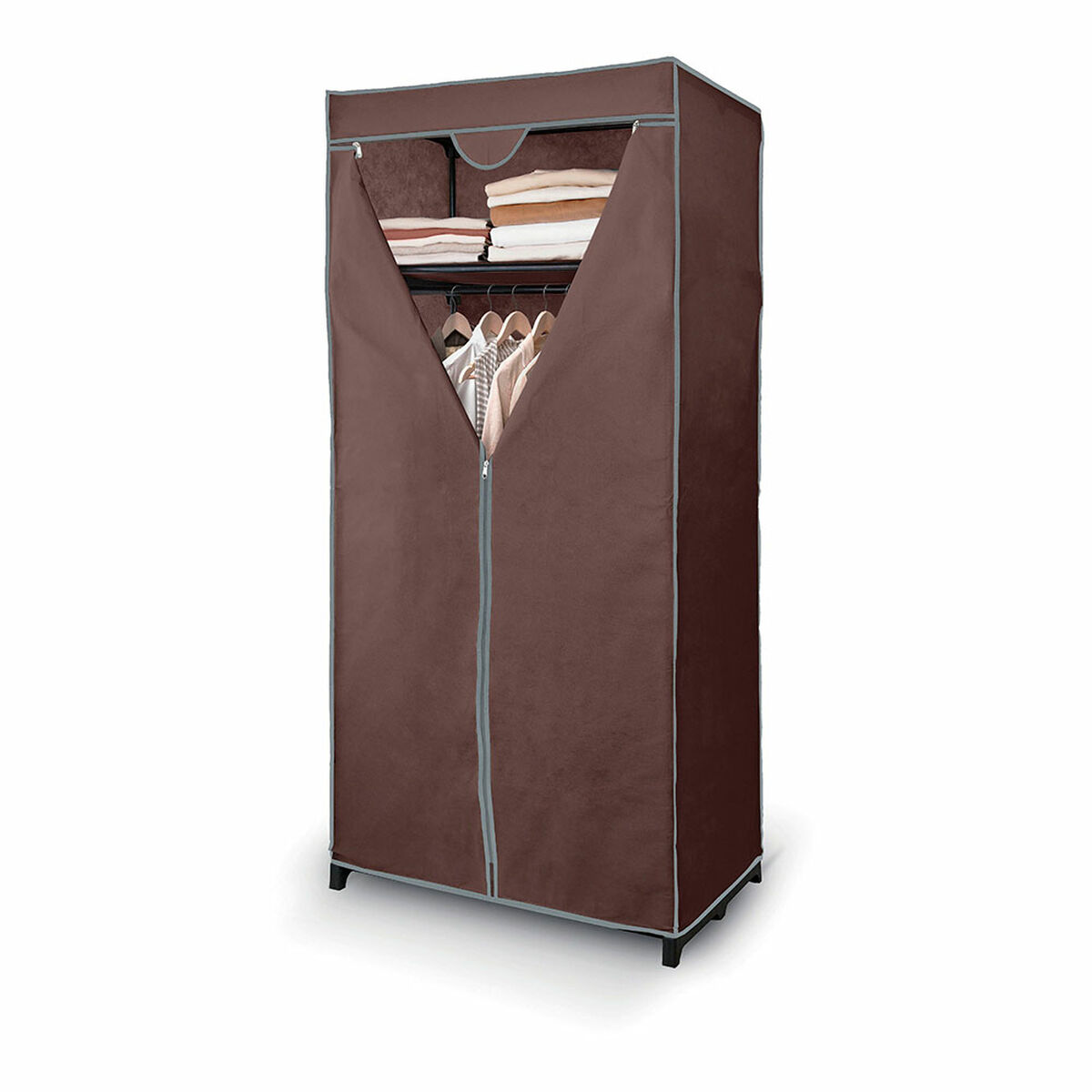 Armadio Guardaroba Jobgar Stoffa (160 X 75 X 50 Cm)