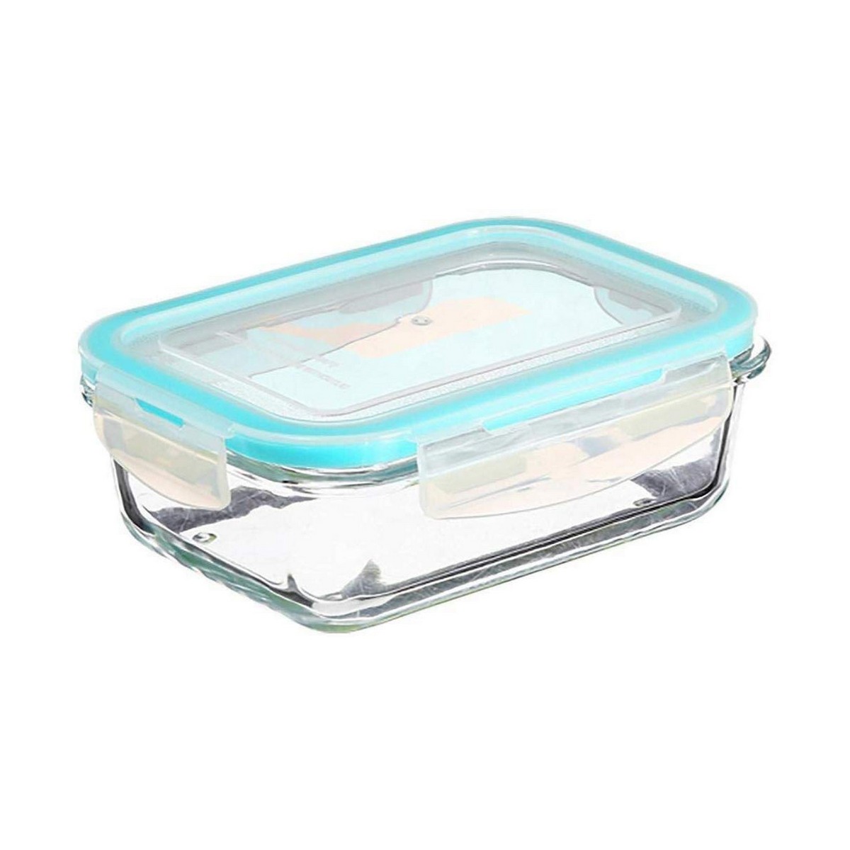 Set Di 3 Scatole Porta Pranzo 5five Simply Smart Azzurro Trasparente Cristallo 300 Ml 690 Ml 1000 L 800 G