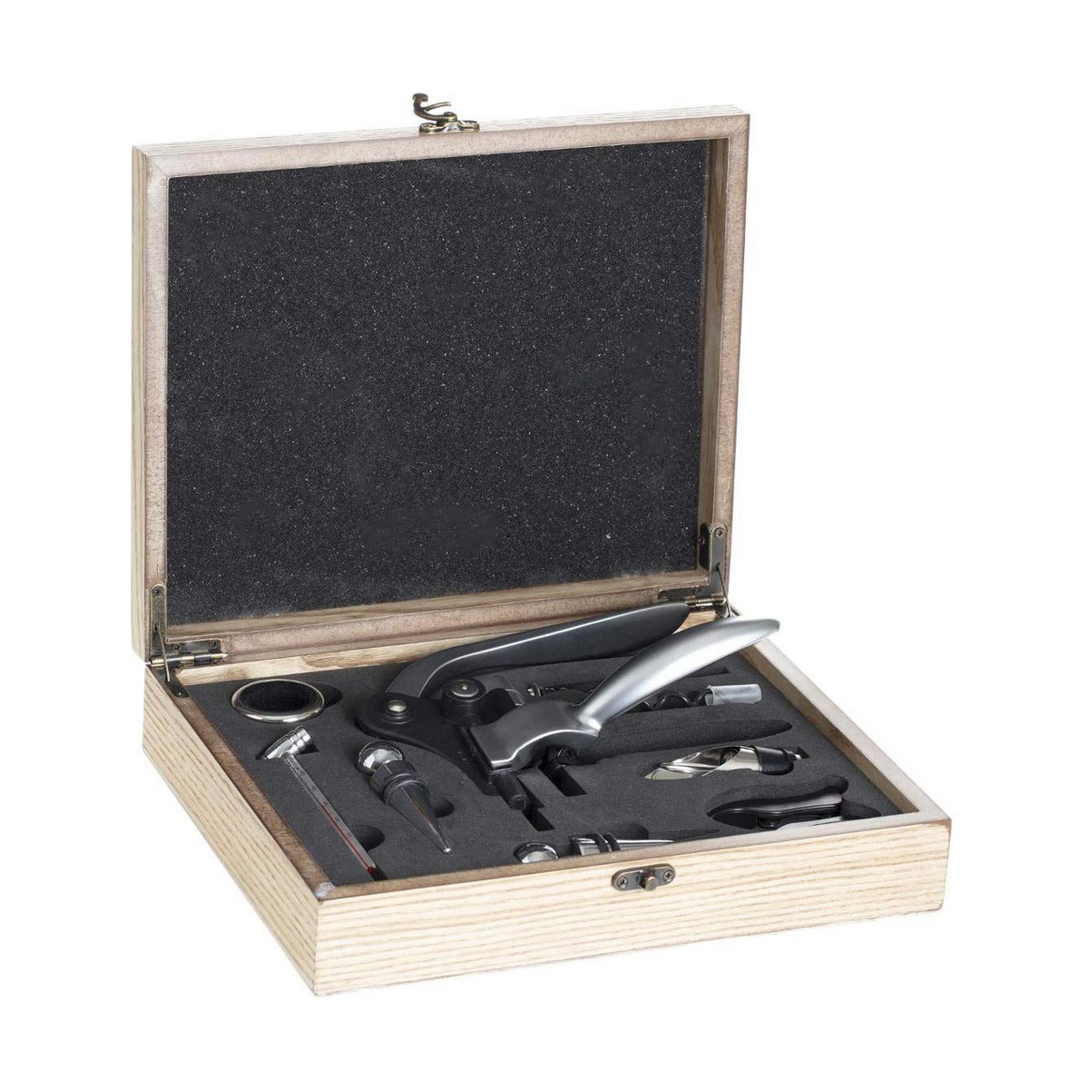 Set Di Accessori Per Il Vino 5five Simply Smart Sommelier Legno