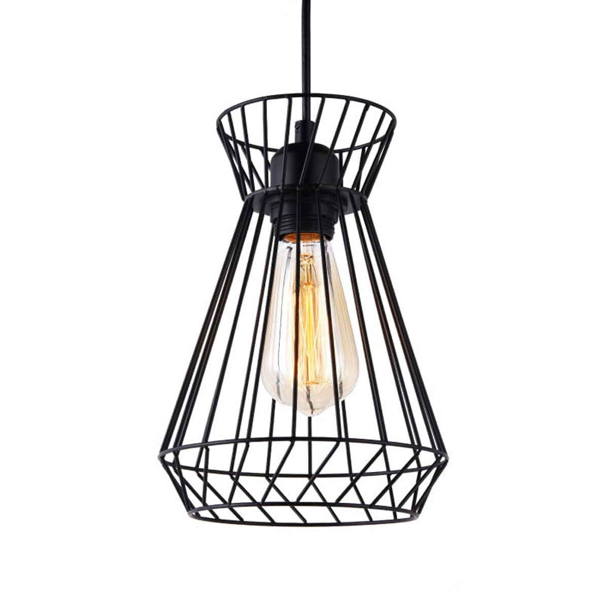 Lampadario Edm 32119 Nero 60 W