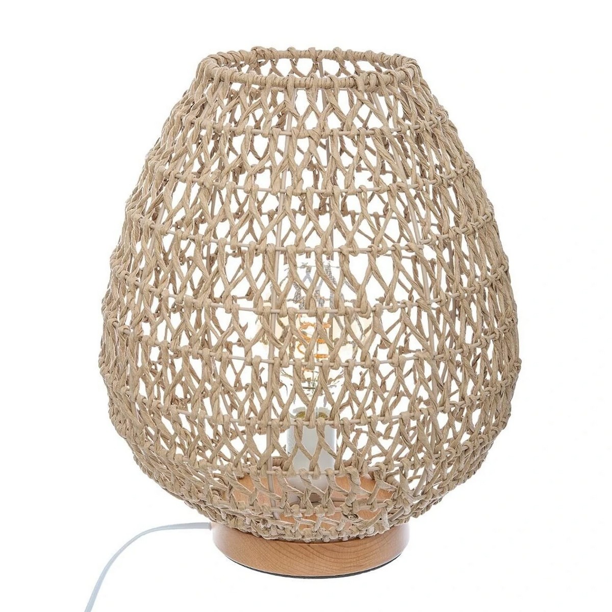 Lampada Da Tavolo Atmosphera Tressé Sabbia 40 W Ø 35,5 X 30 cm